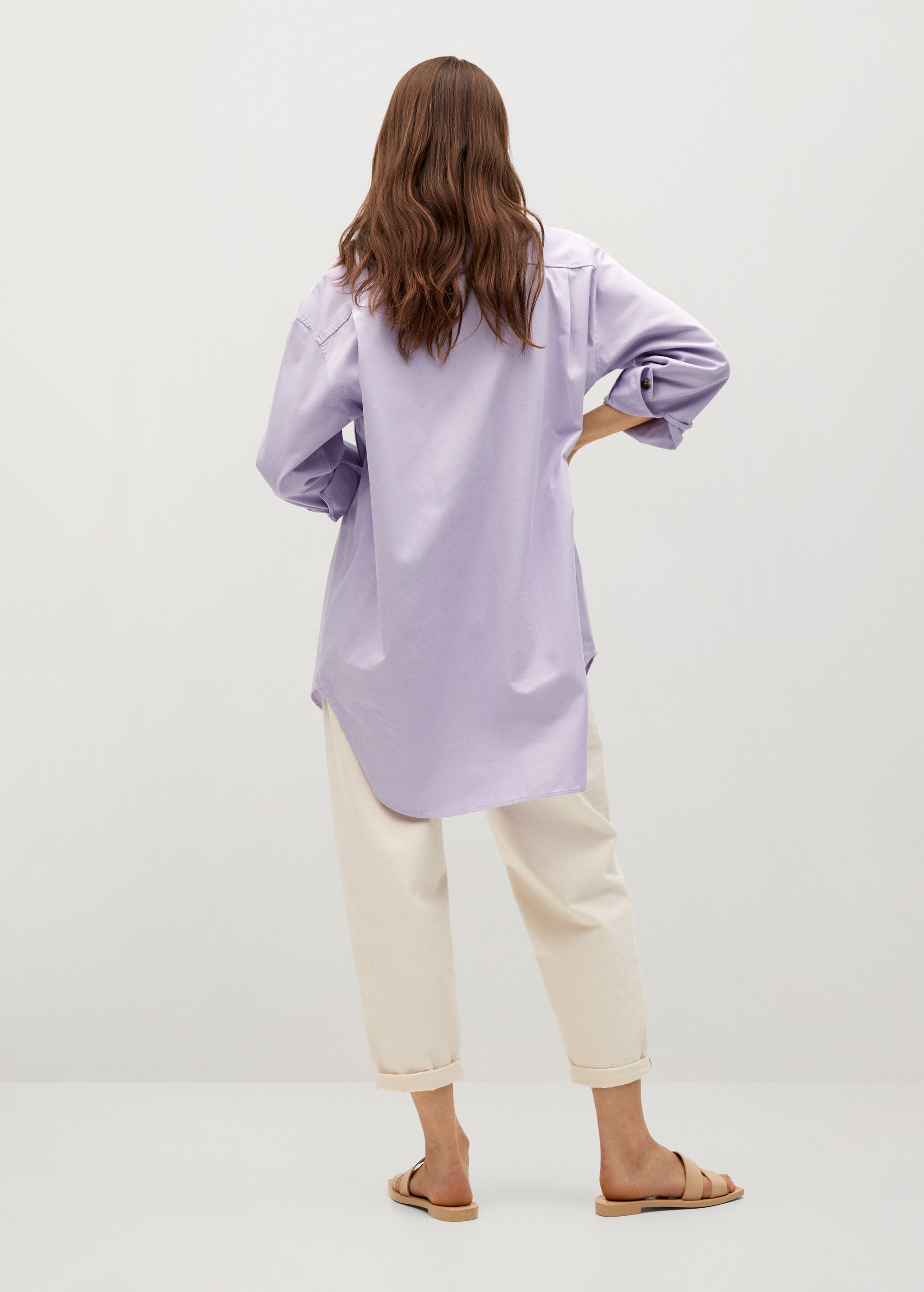 Sobrecamisa lyocell bolsillos - Reverso del artículo