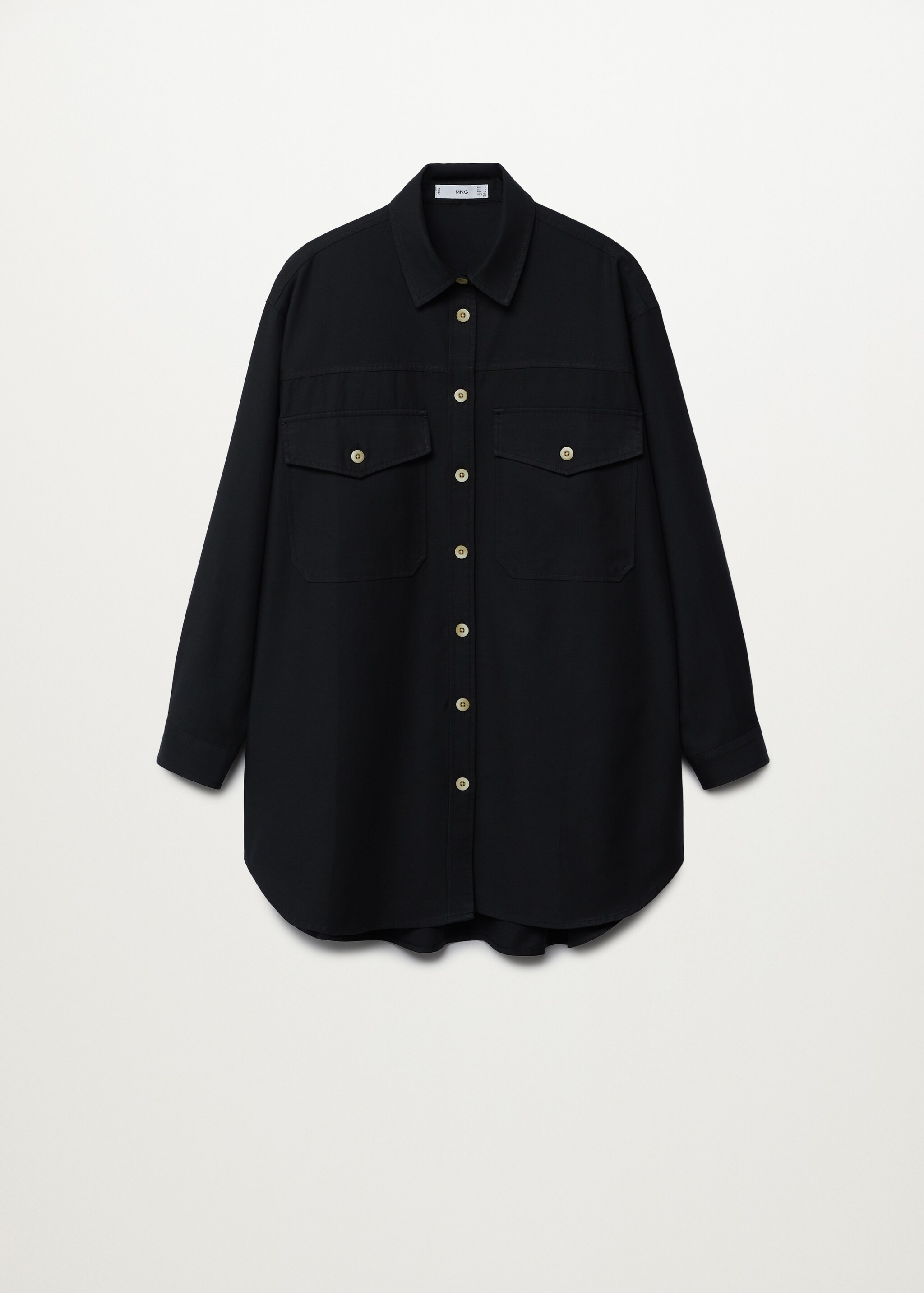 Sobrecamisa lyocell bolsillos - Artículo sin modelo