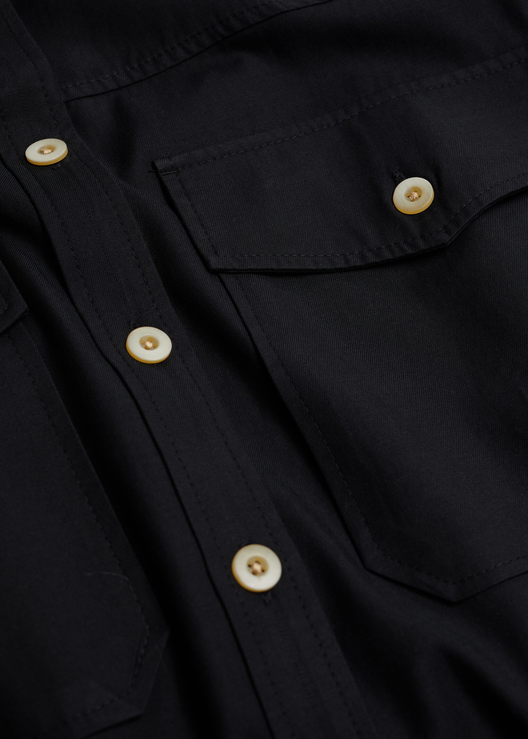 Sobrecamisa lyocell bolsillos - Detalle del artículo 8