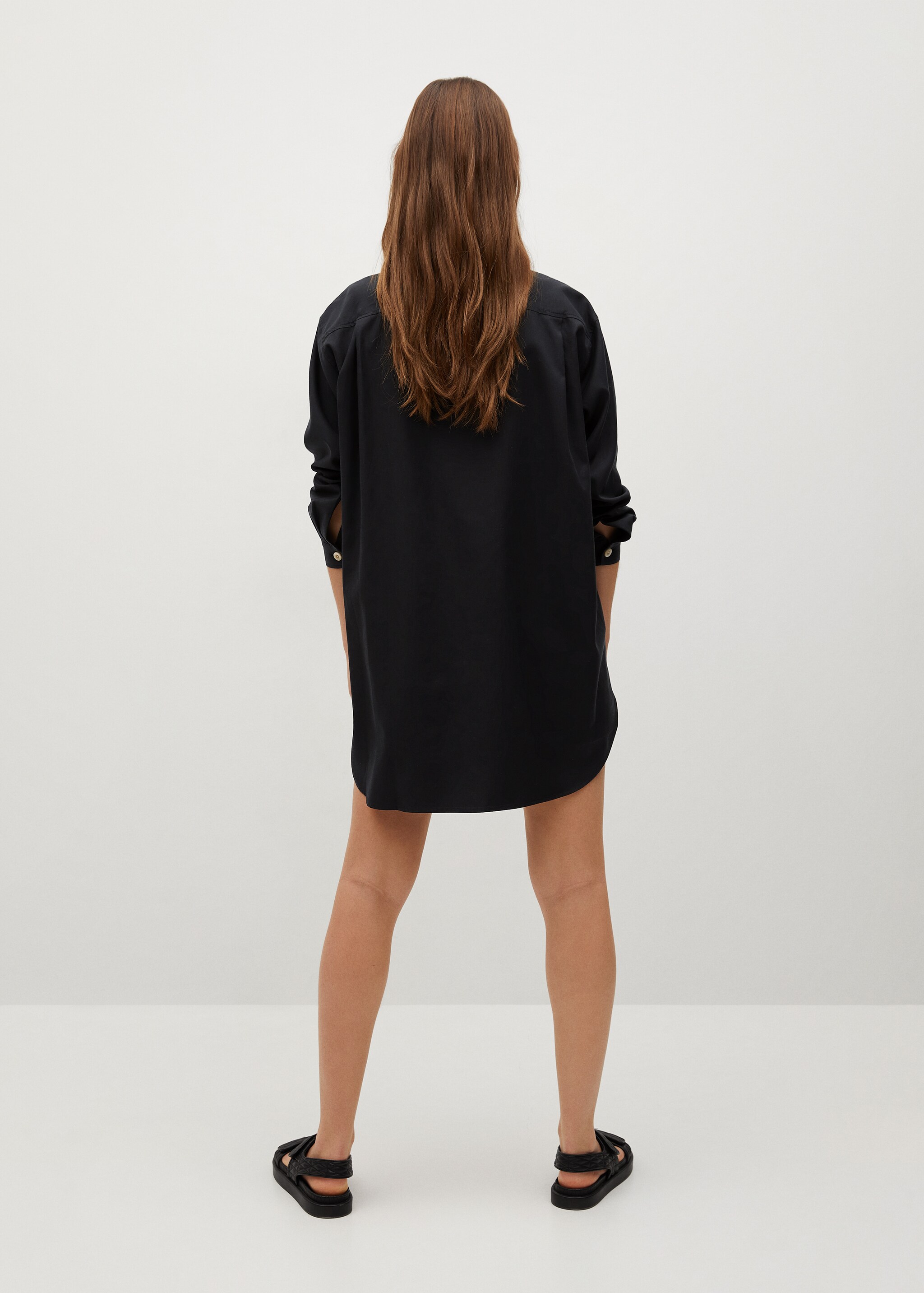 Sobrecamisa lyocell bolsillos - Reverso del artículo