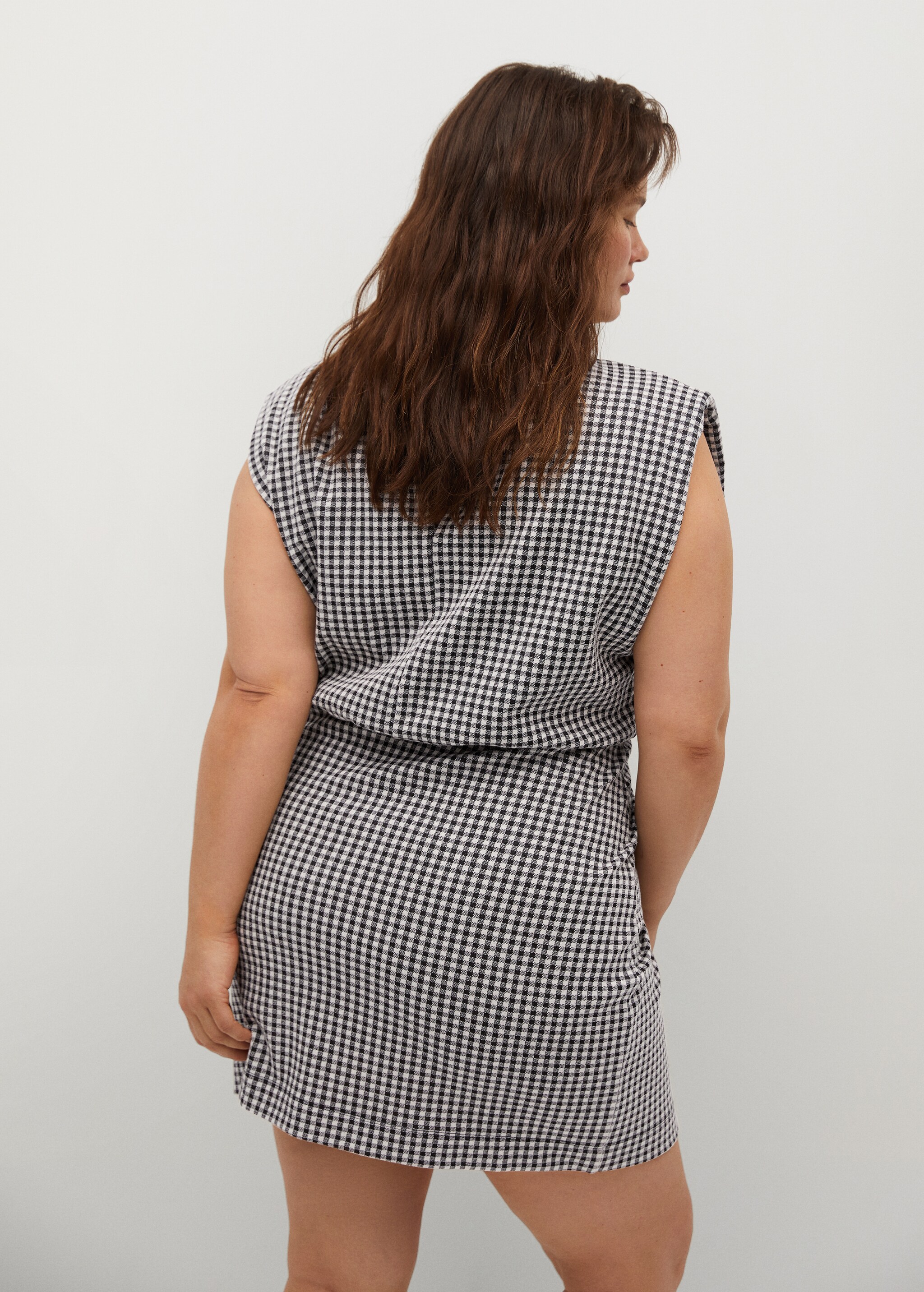 Vestido cuadro vichy - Reverso del artículo