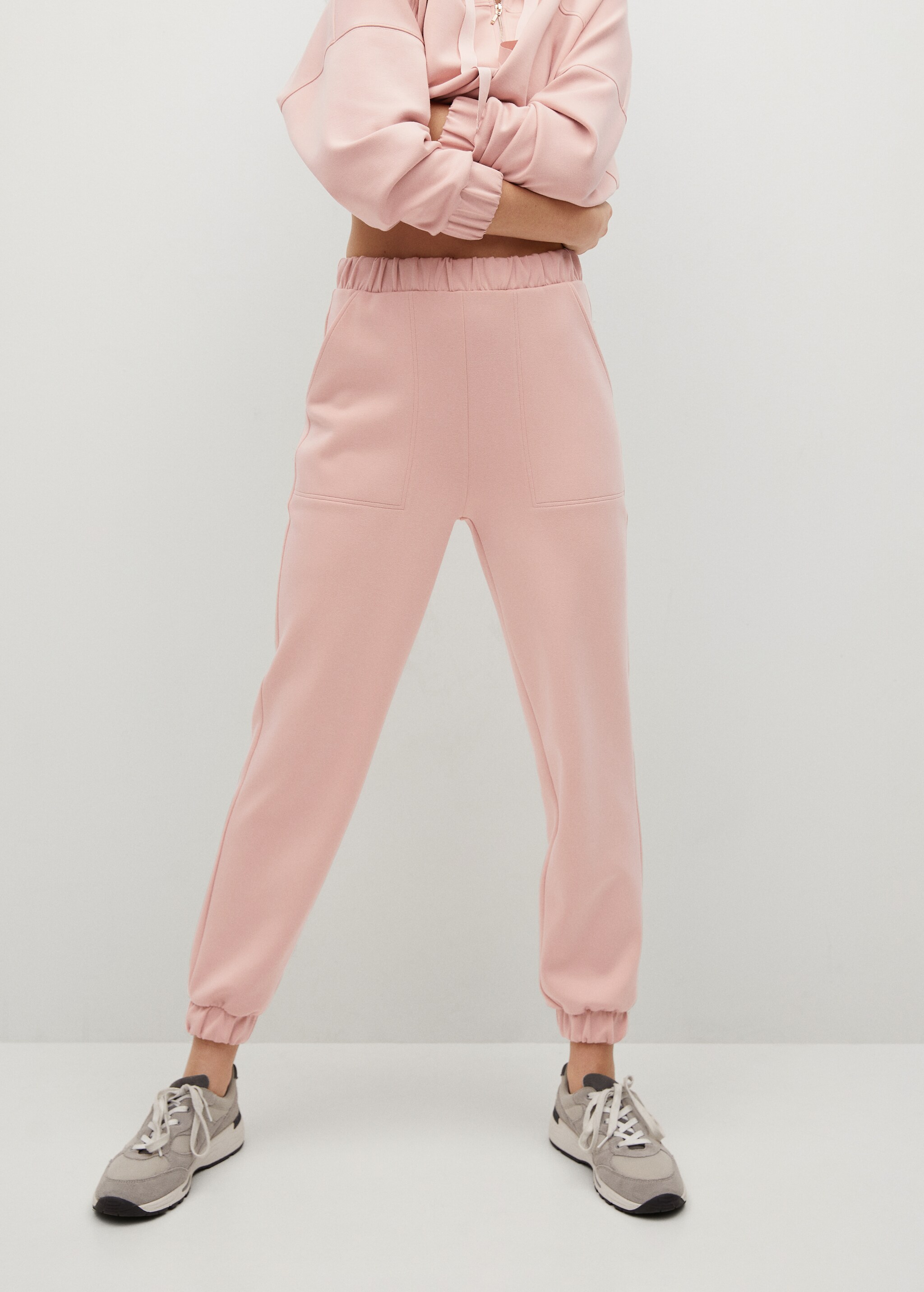 Elastic waist pants - Medium plane