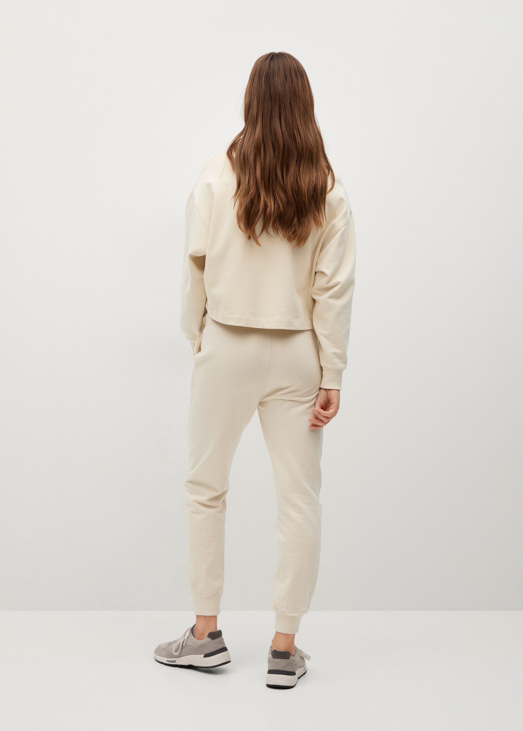 Pantalón jogger algodón sostenible - Reverso del artículo