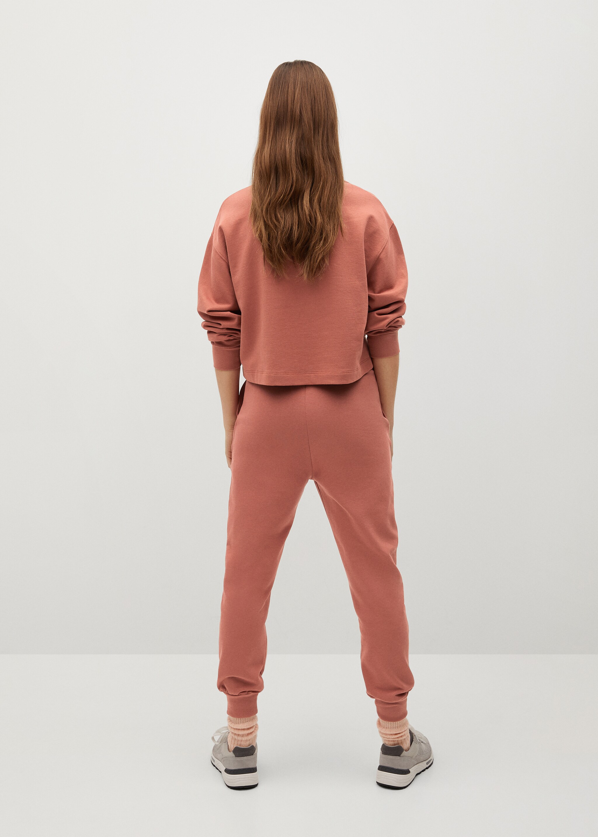 Pantalón jogger algodón sostenible - Reverso del artículo
