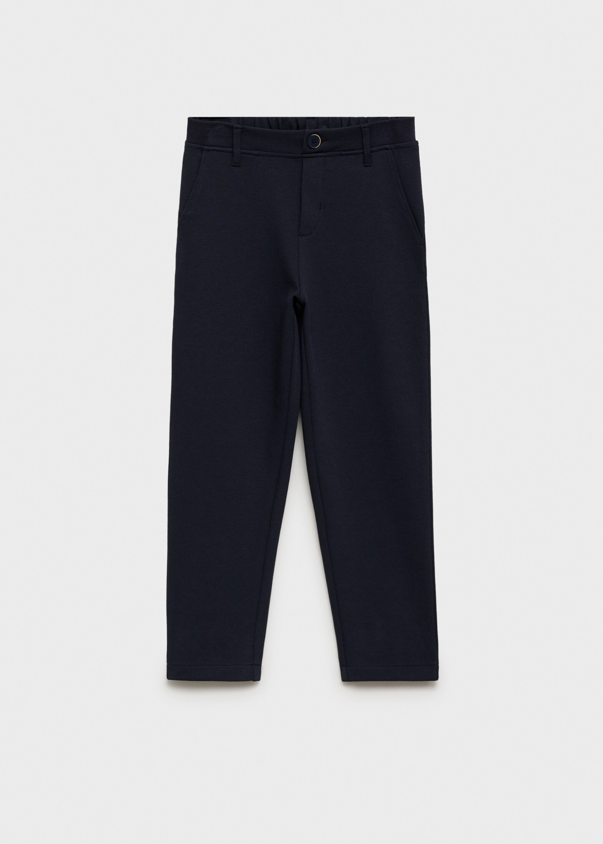 Slim-fit suit trousers - Article without model, Dark Navy. Ref: 87085732-00.