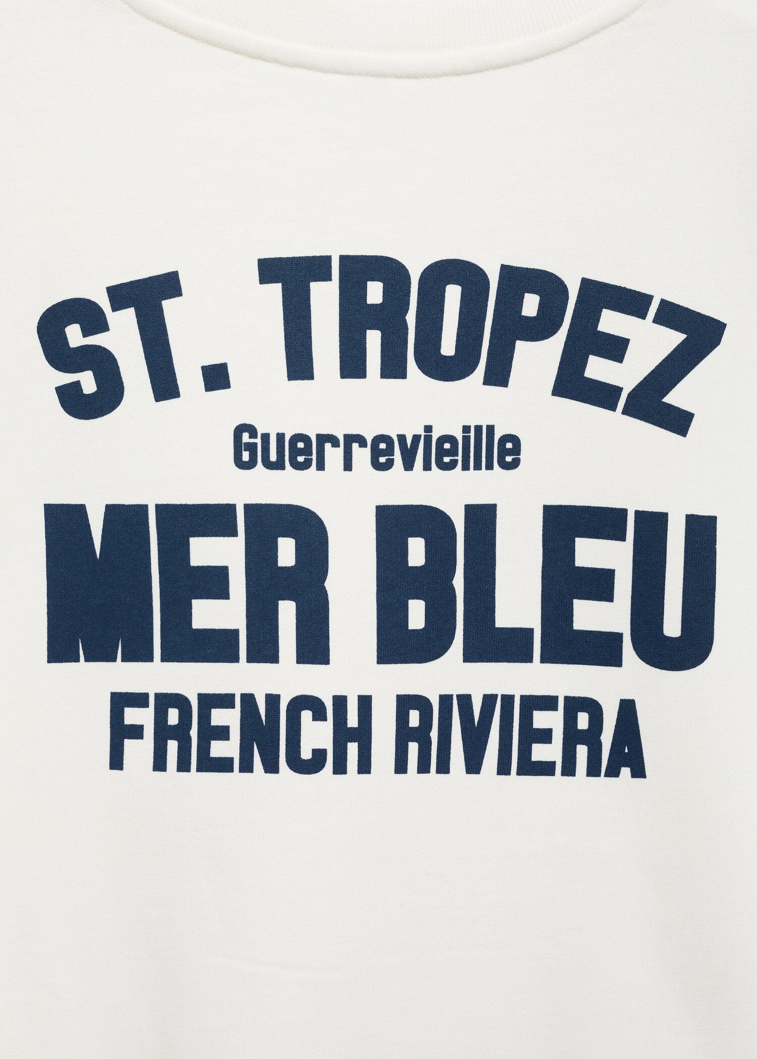 Bavlněná mikina s nápisem - Detail zboží 0