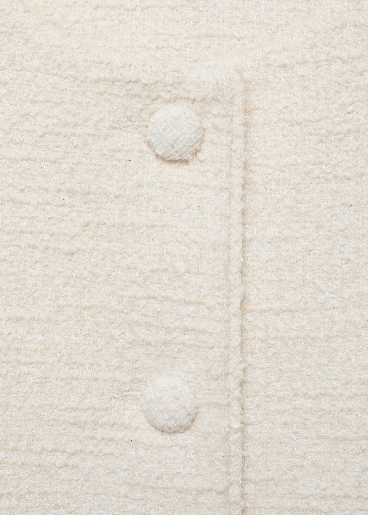 Tweed waistcoat with buttons - Details of the article 8