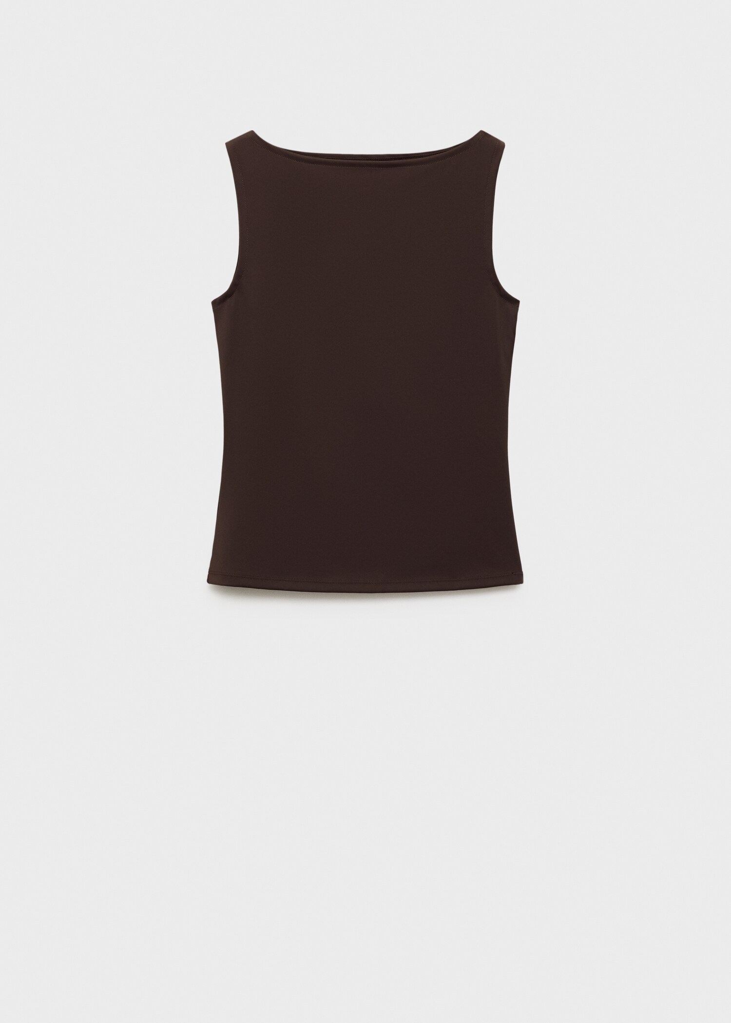 Boat neck strapless top - Article without model