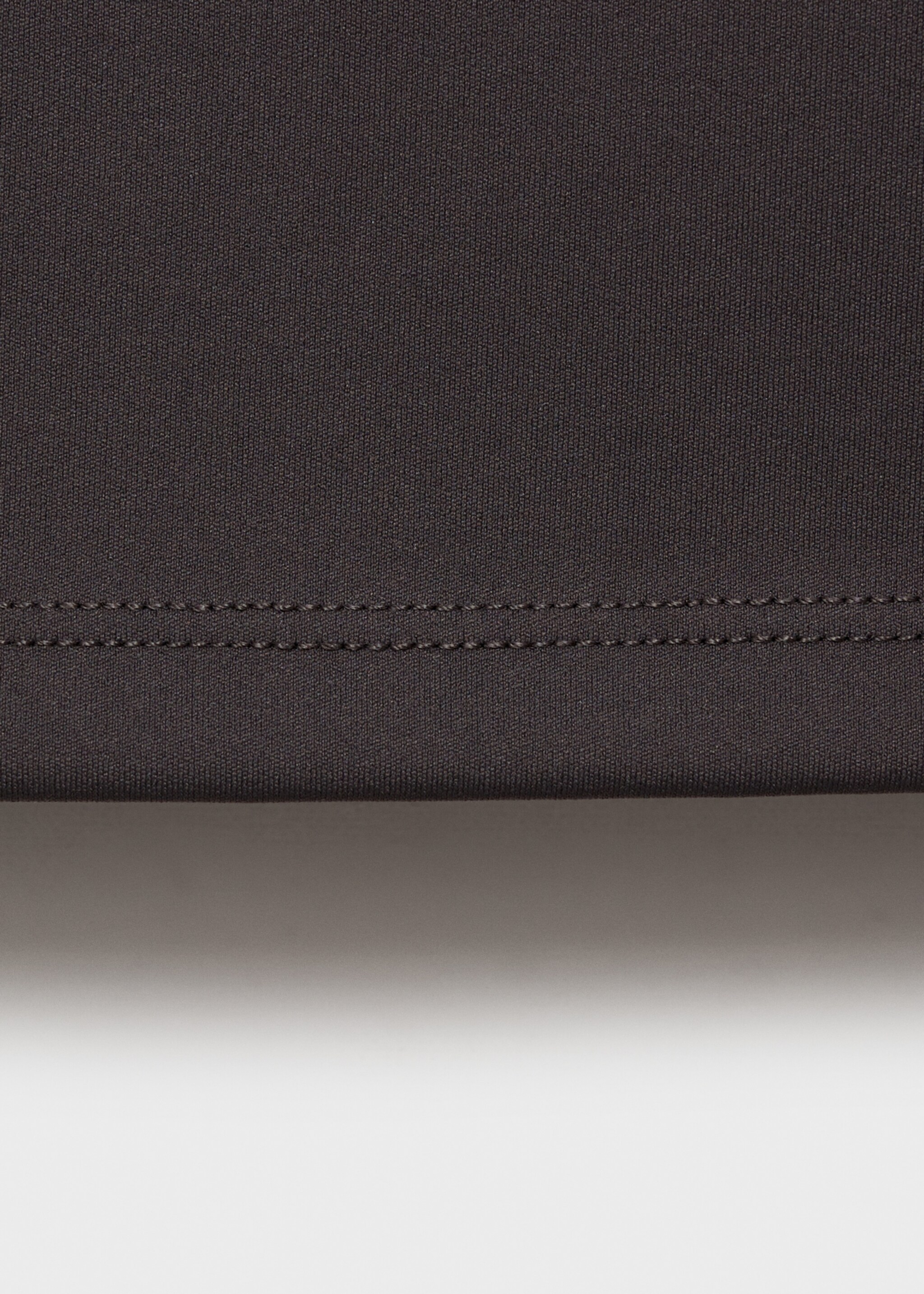 Boat neck strapless top - Details of the article 0, Grey. Ref: 87085746-00.