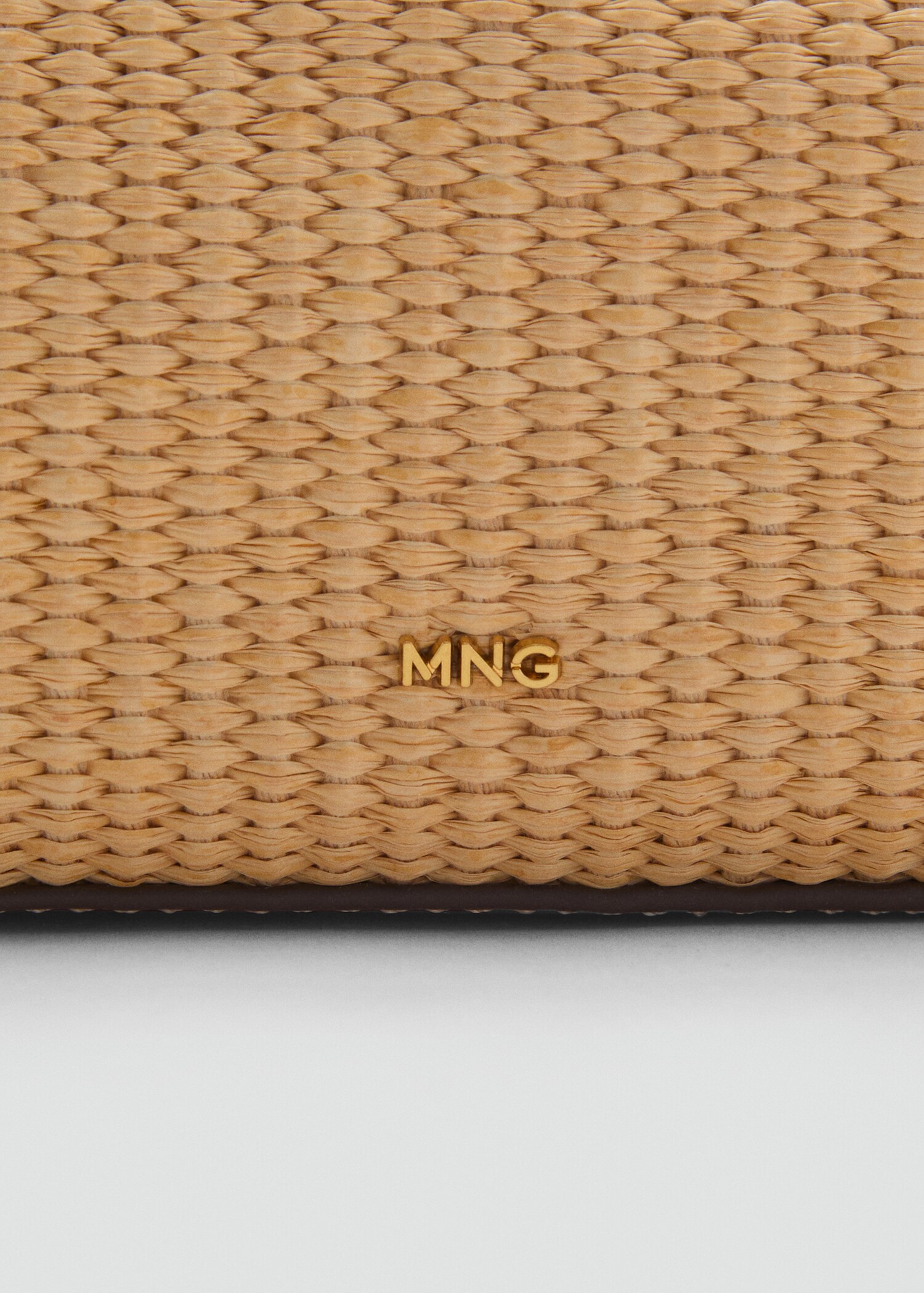Raffia effect toiletry bag - Details of the article 1