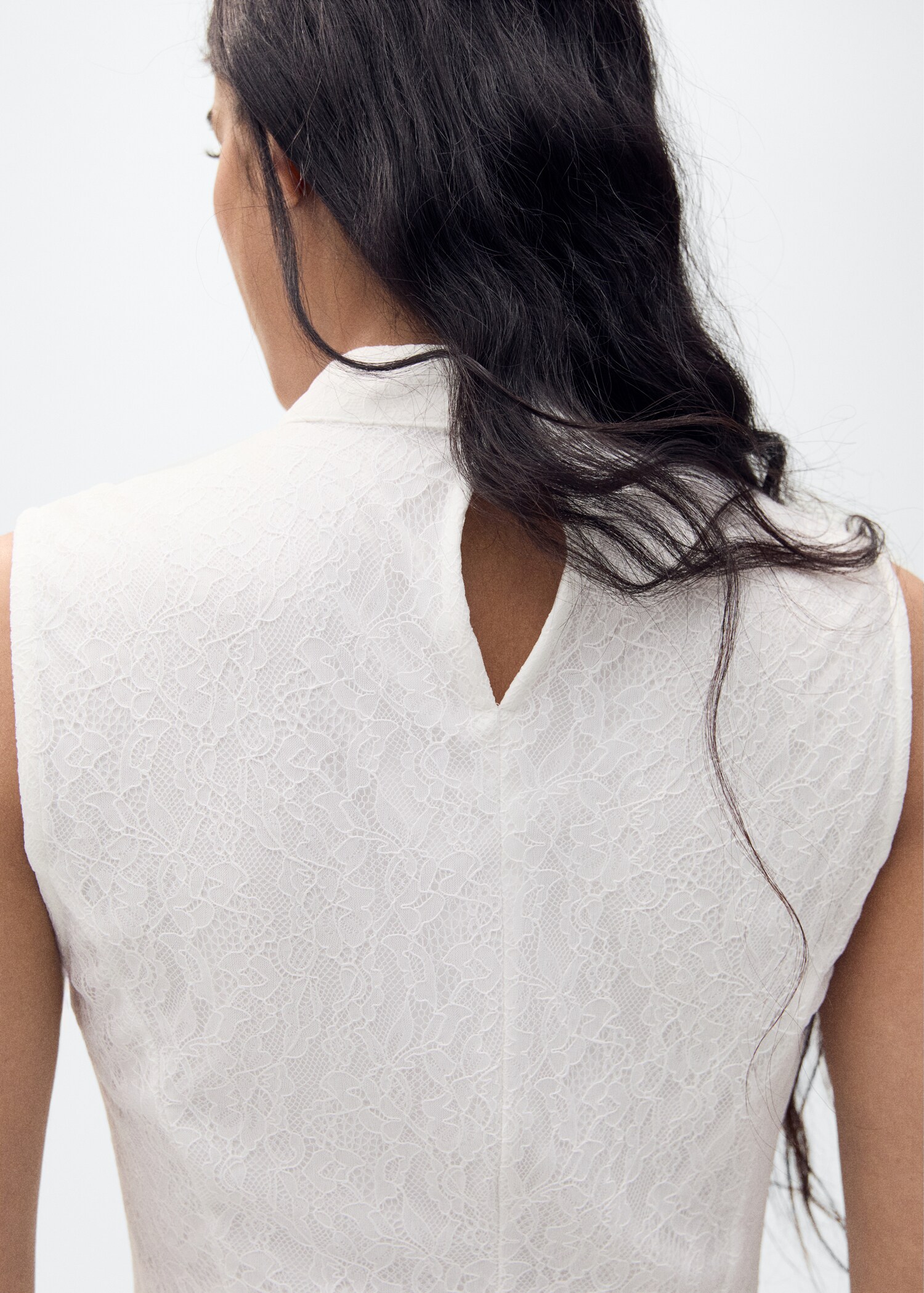 Pleated lace dress - Details of the article 6