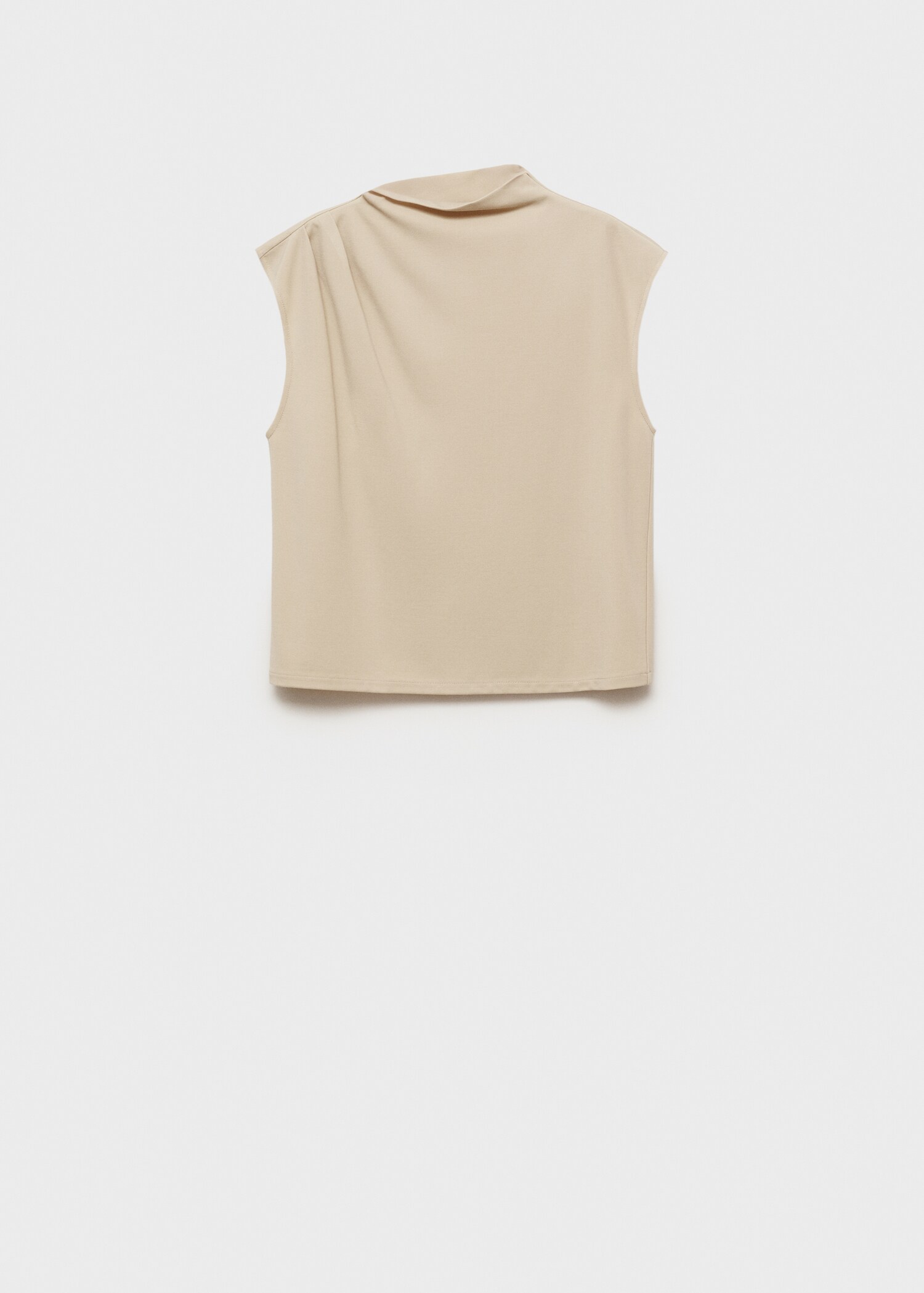 Camiseta cuello asimétrico fruncidos - Artículo sin modelo