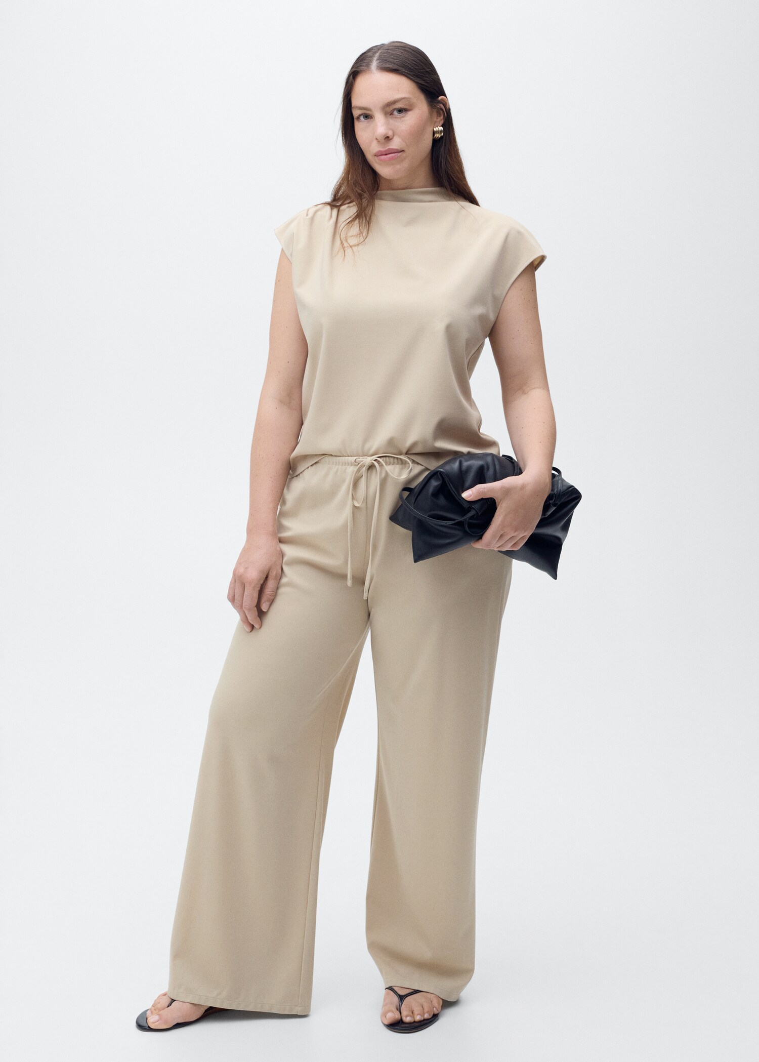 Camiseta cuello asimétrico fruncidos - Detalle del artículo 3