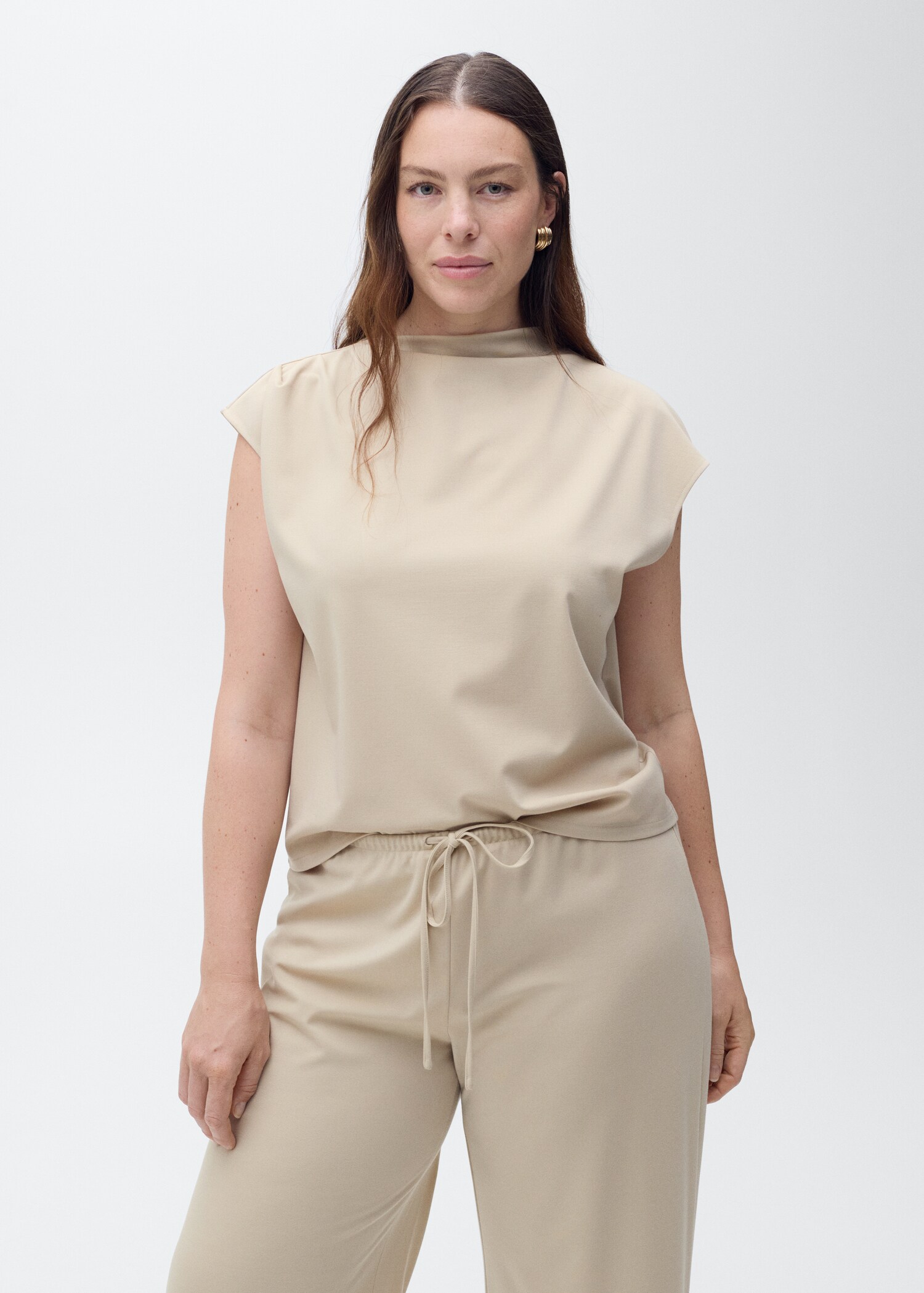 Camiseta cuello asimétrico fruncidos - Detalle del artículo 5