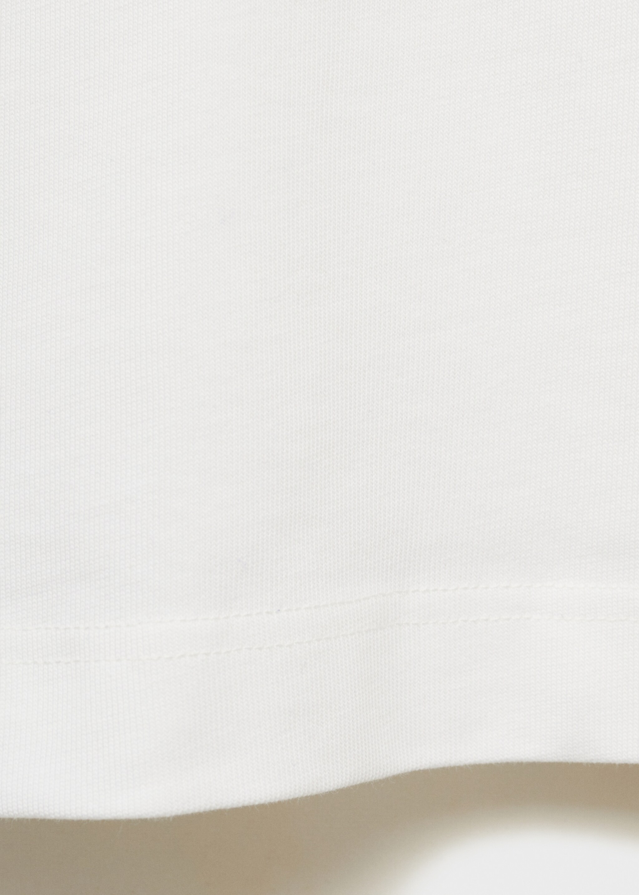 Oversized cotton t-shirt - Details of the article 0, Off White. Ref: 87085756-00.