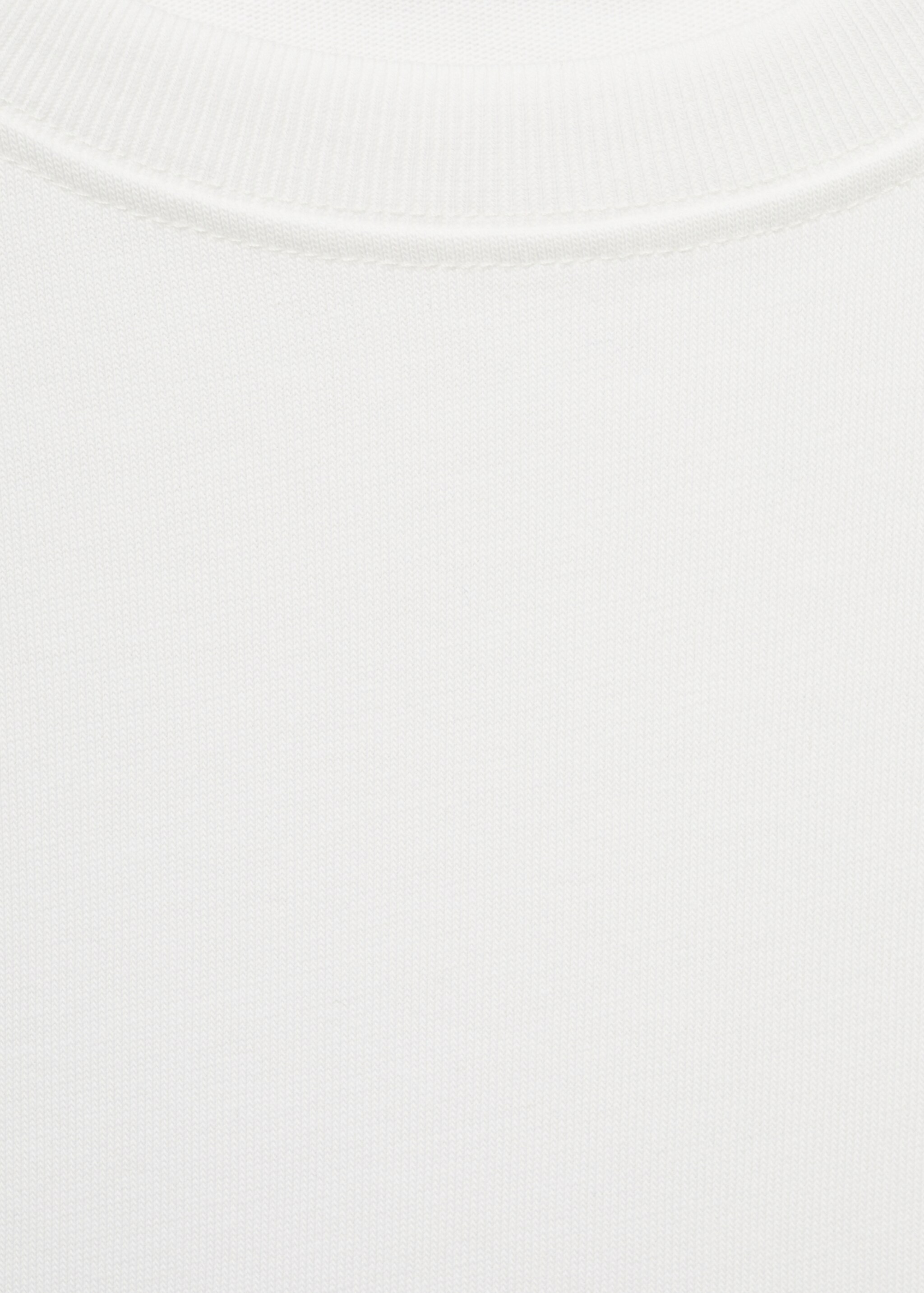 Oversized cotton t-shirt - Details of the article 8, Off White. Ref: 87085756-00.