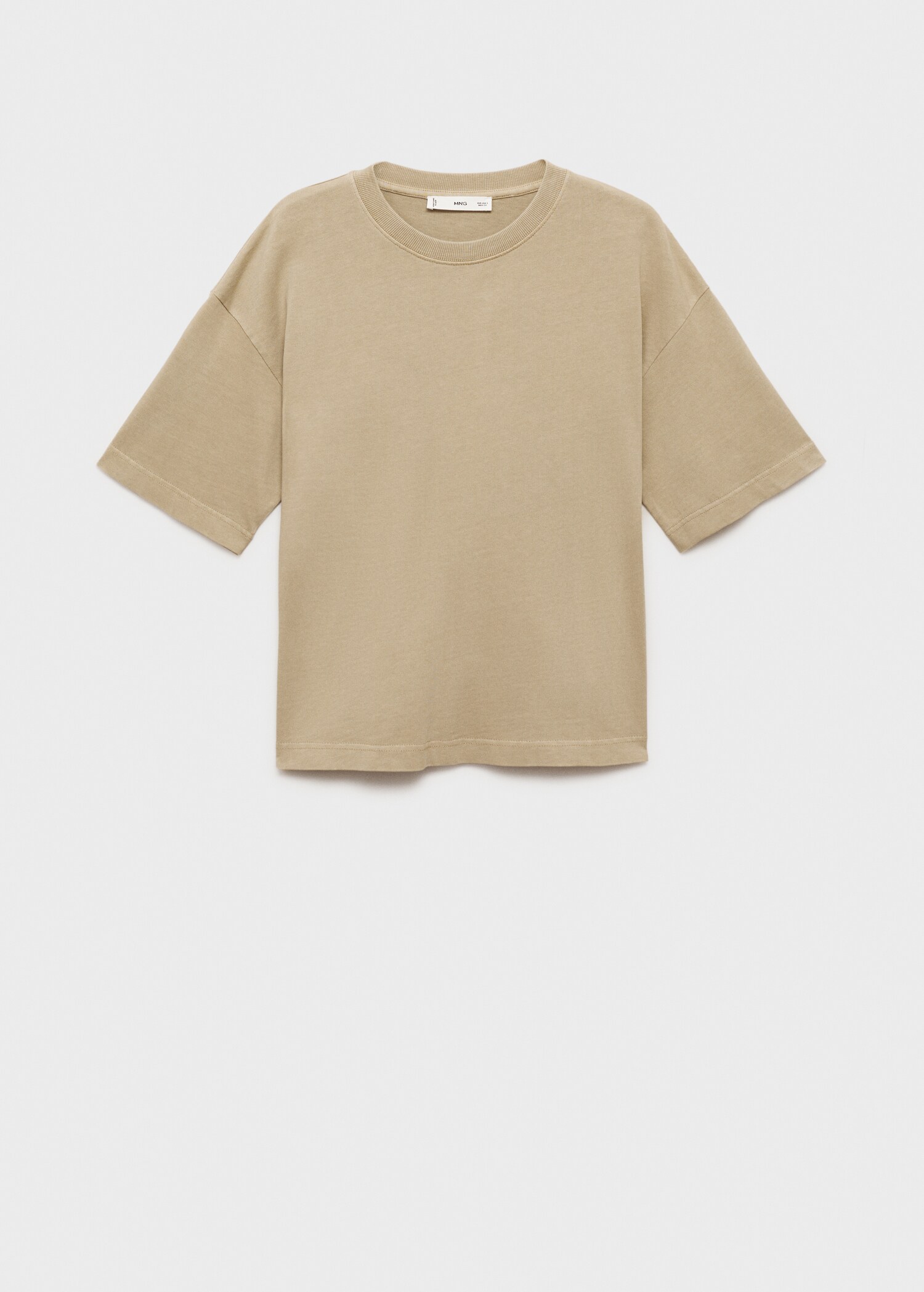 Oversized cotton t-shirt - Article without model