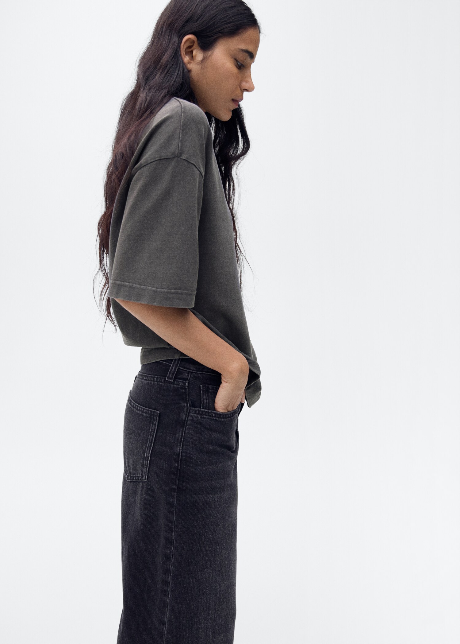 Oversized cotton t-shirt - Details of the article 6