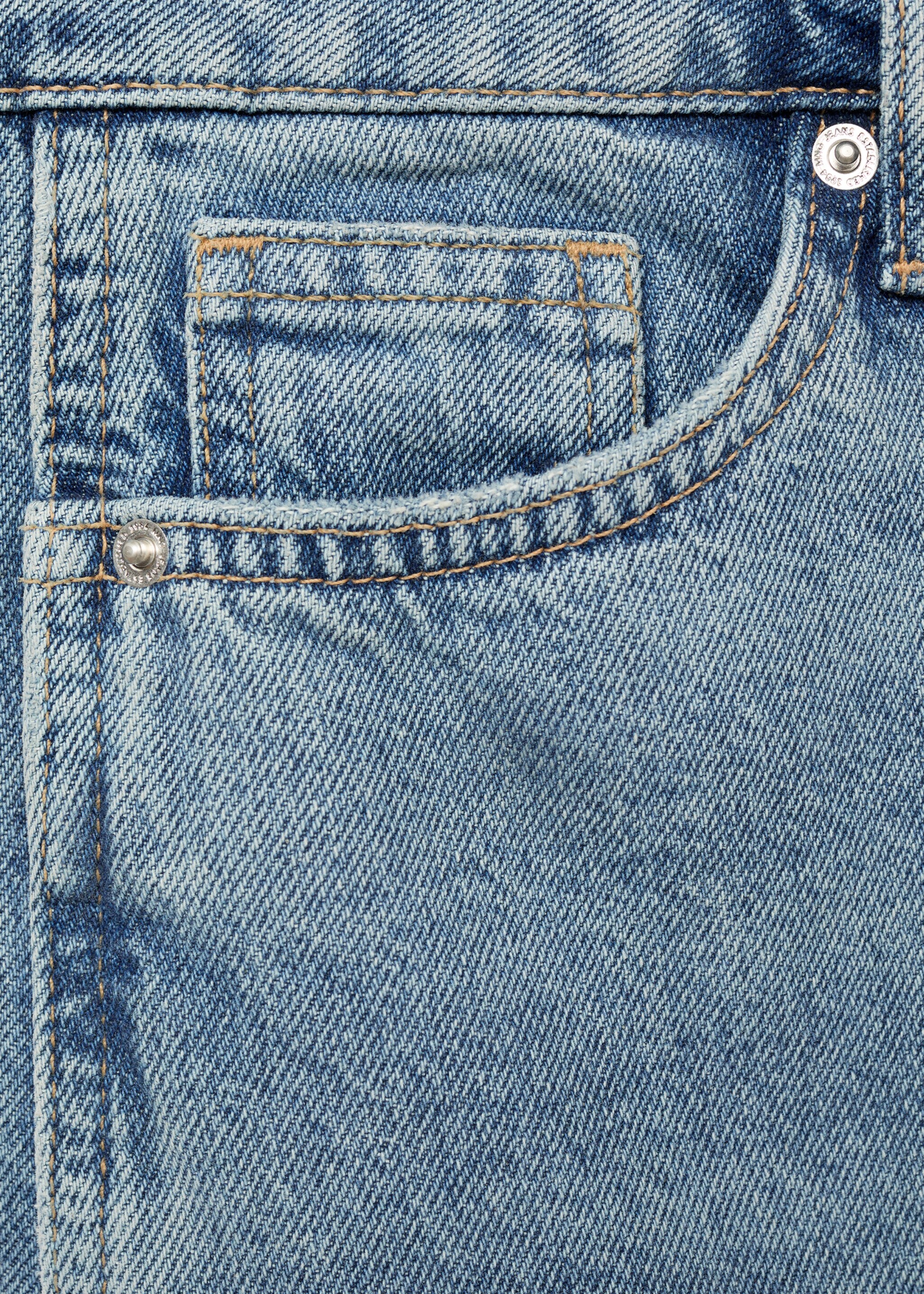 High-rise balloon jeans - Details of the article 0, Medium Blue. Ref: 87085760-00.