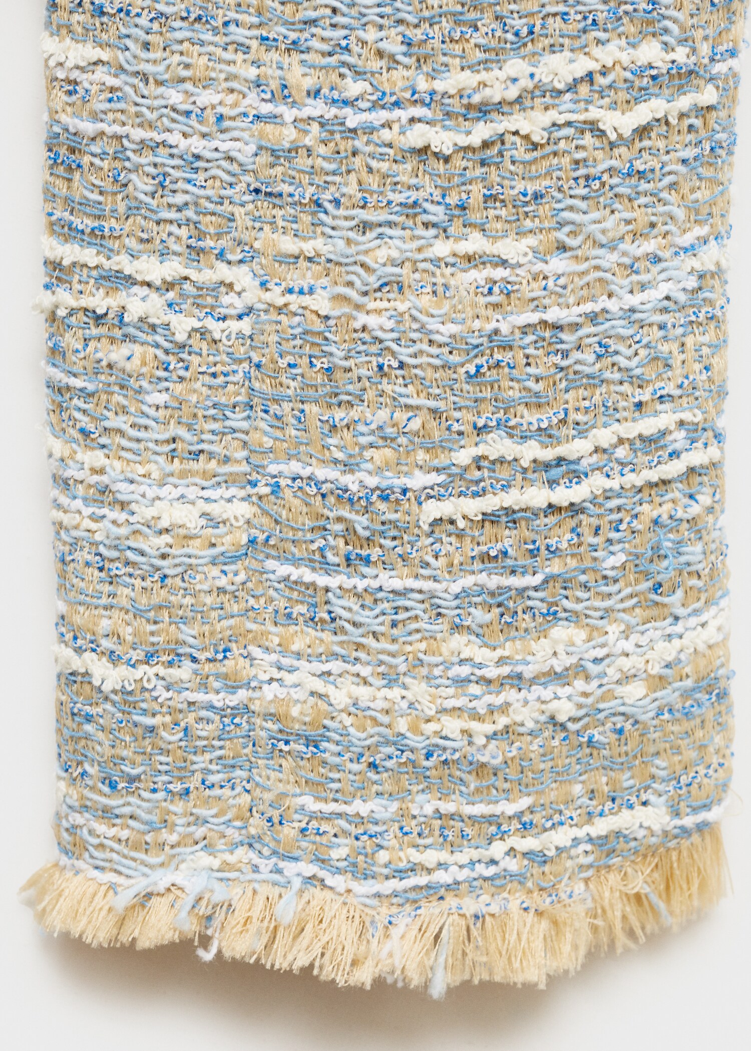 Tweedjacke mit ausgefransten Abschlüssen - Detail des Artikels 0