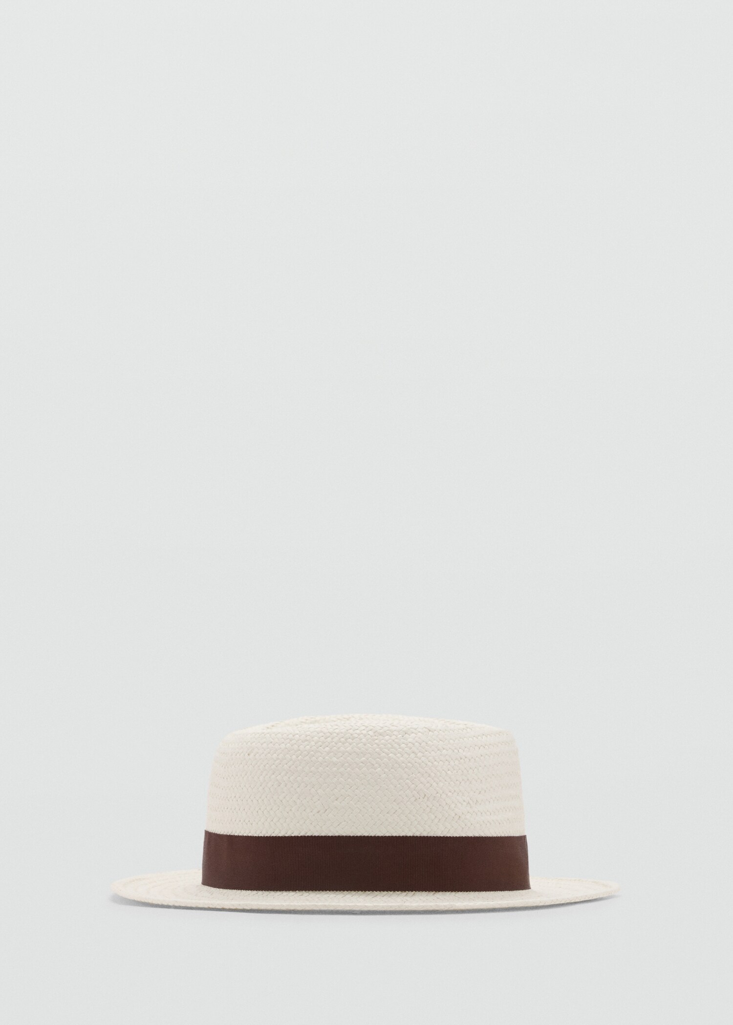 Natural fiber bow hat - Article without model