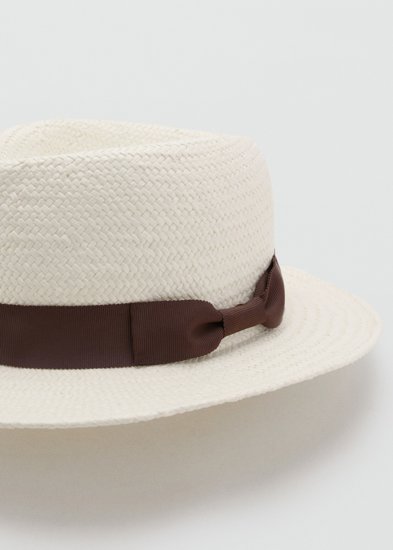 Natural fiber bow hat - Details of the article 1