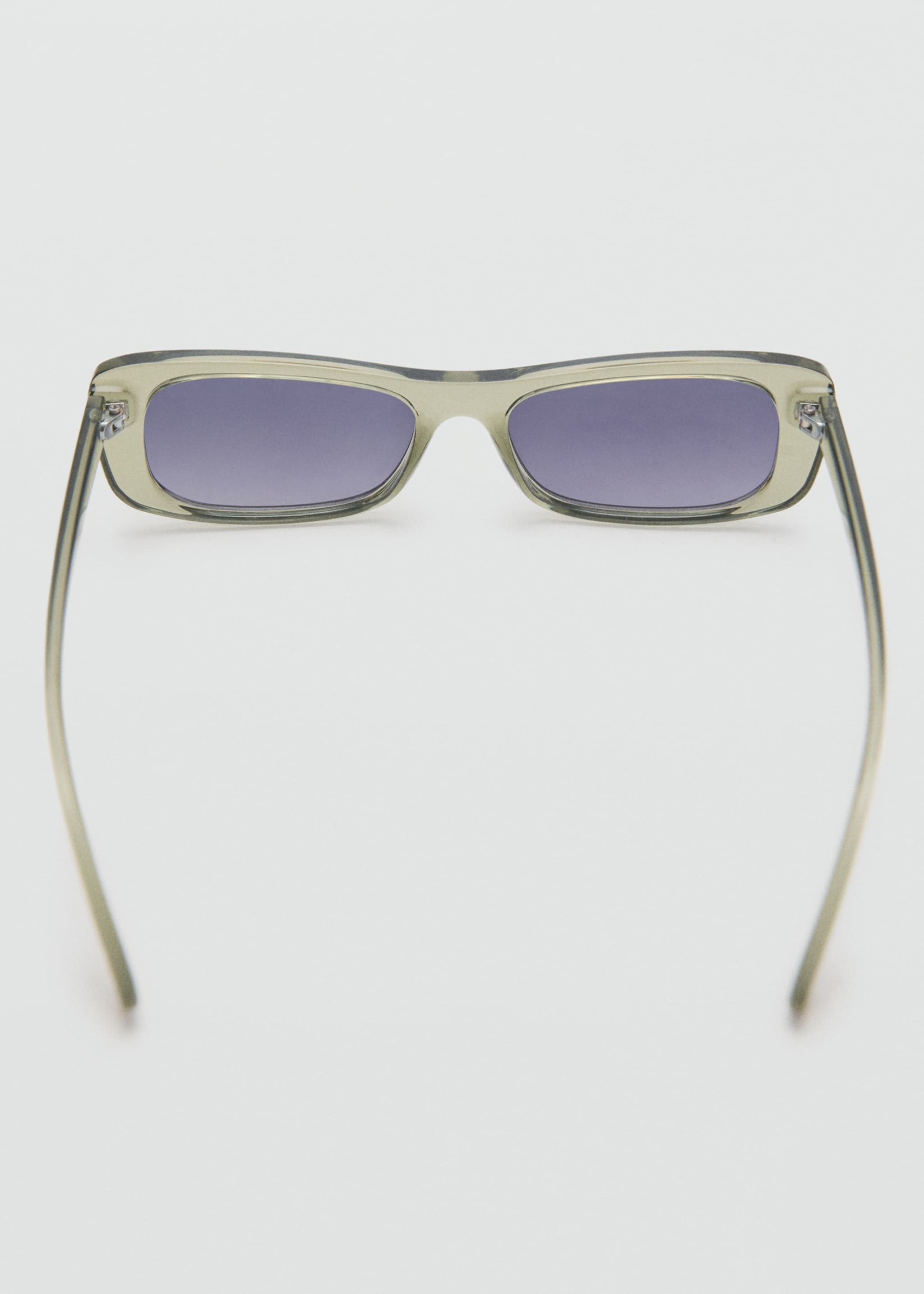 Squared frame sunglasses - Details of the article 1, Green. Ref: 87085924-00.