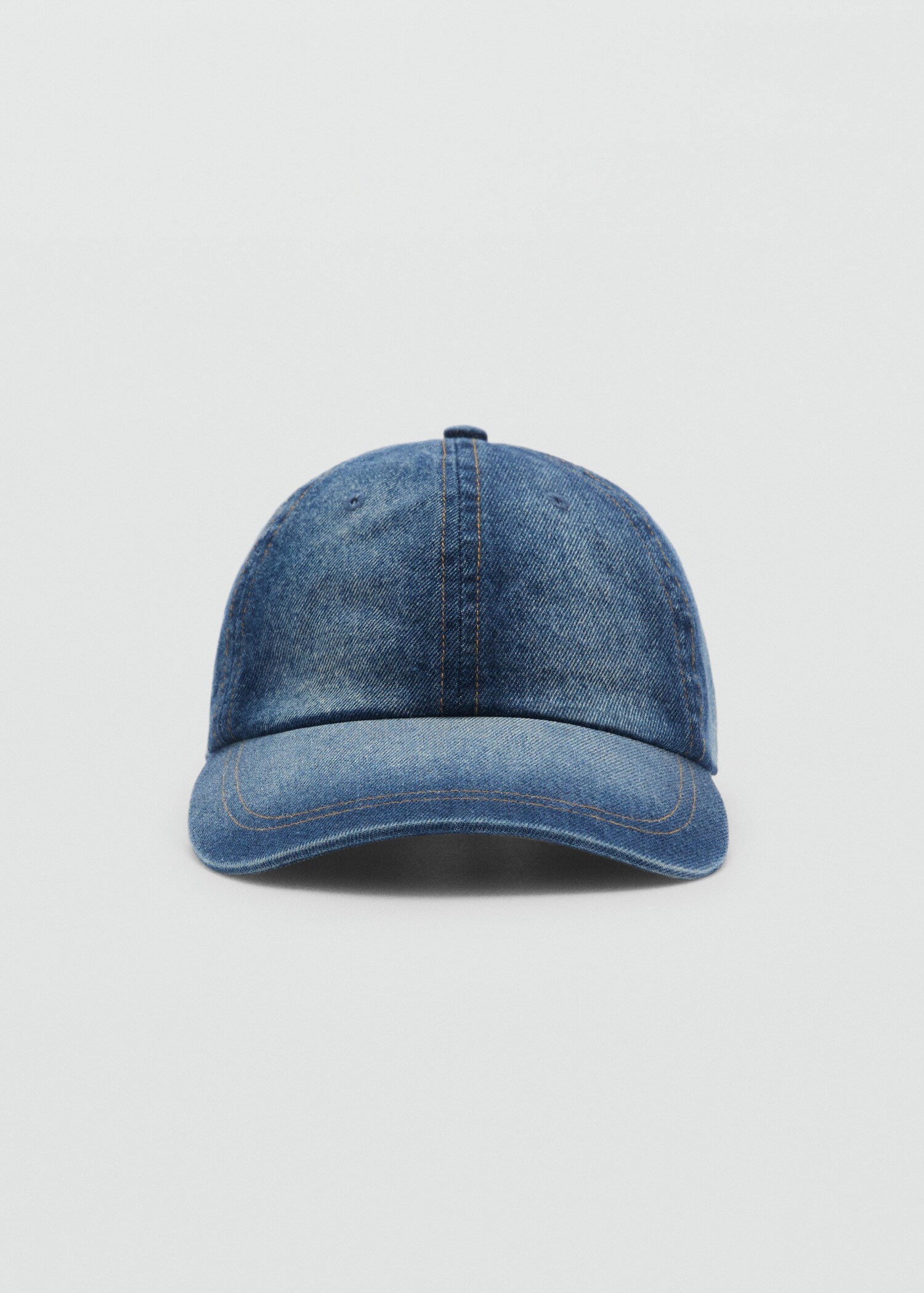 Denim cap with visor - Medium plane