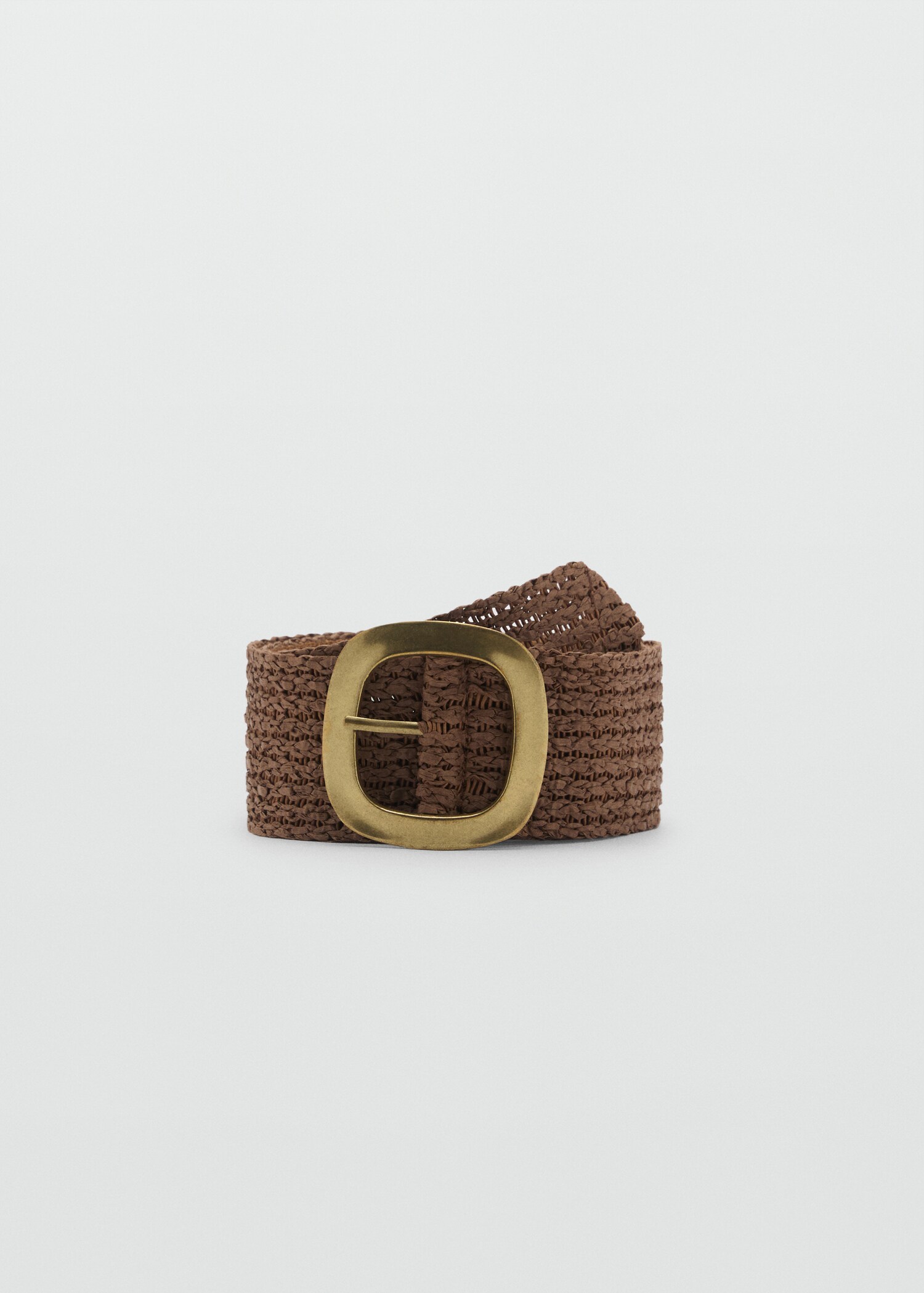 Ceinture fibre naturelle boucle ovale - Article sans modèle