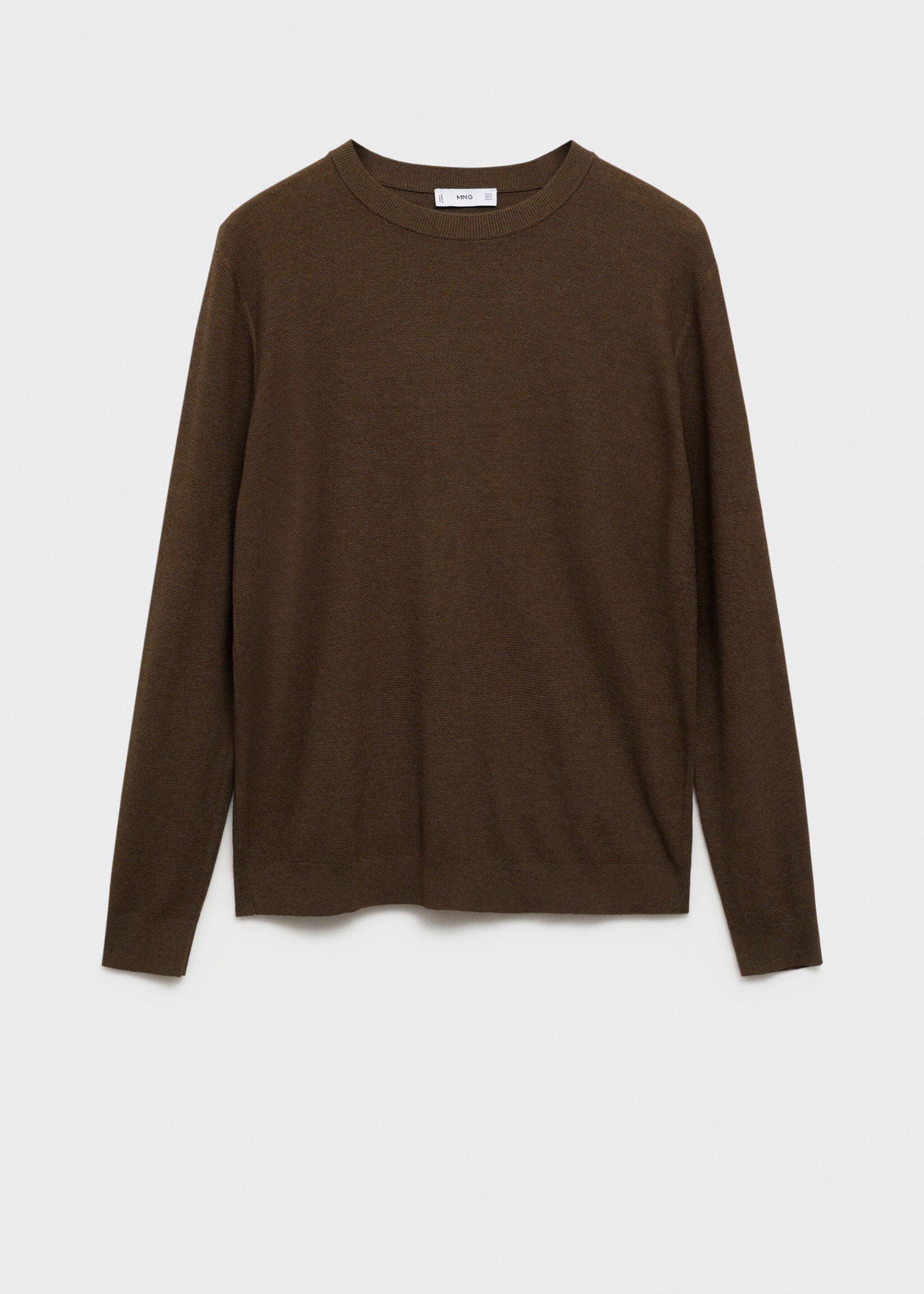 Finstickad tröja - Artikel utan modell, Brun. Ref: 87085932-00.