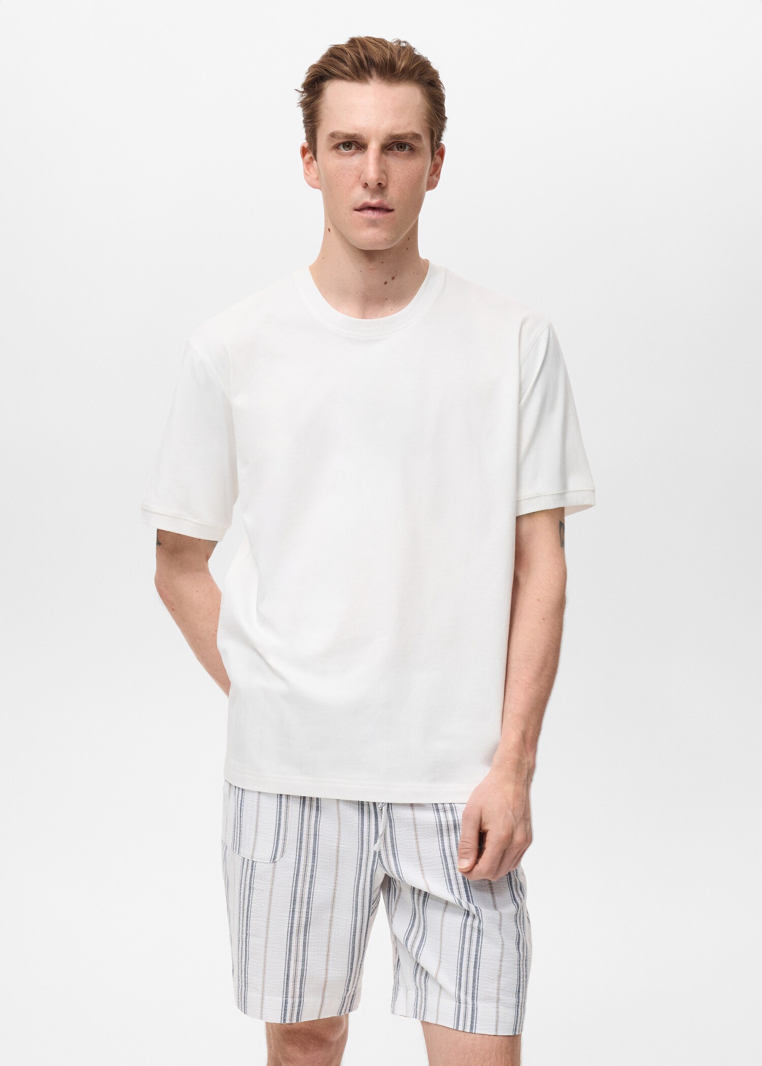 Pack of 100% cotton short pyjamas - Medium plane