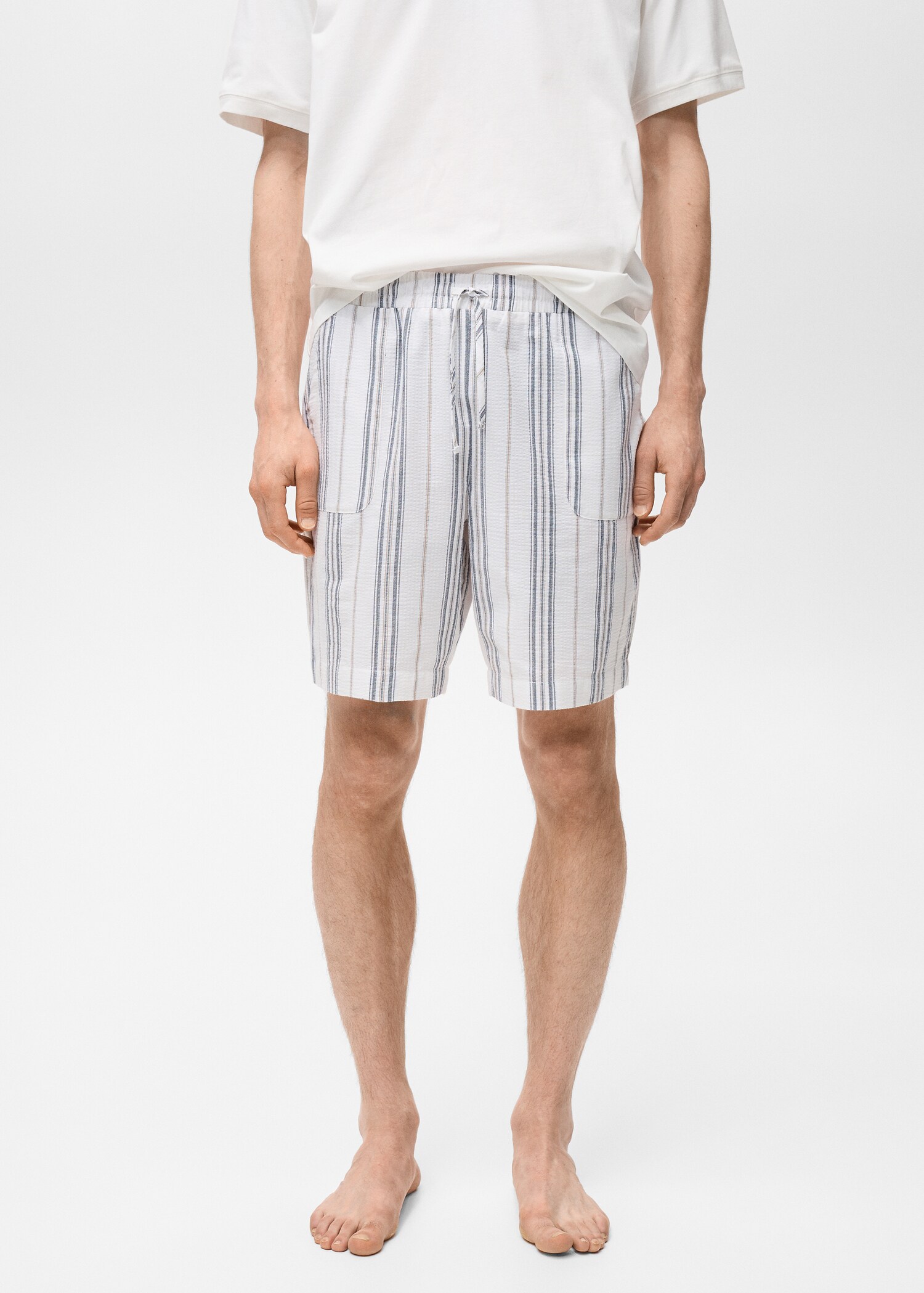 Pack of 100% cotton short pyjamas - Details of the article 1