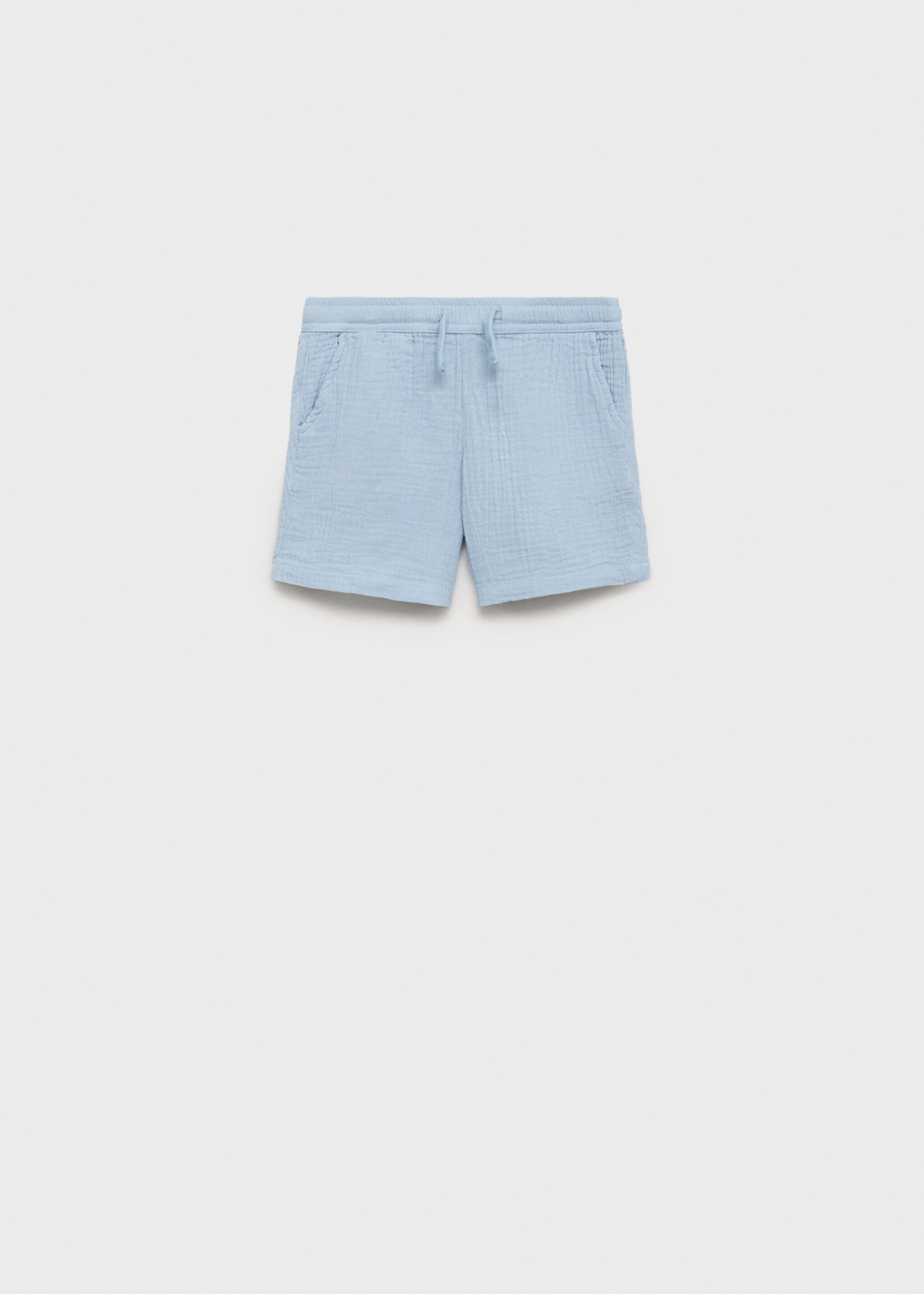 Cotton Bermuda shorts - Article without model, Blue. Ref: 87085939-00.