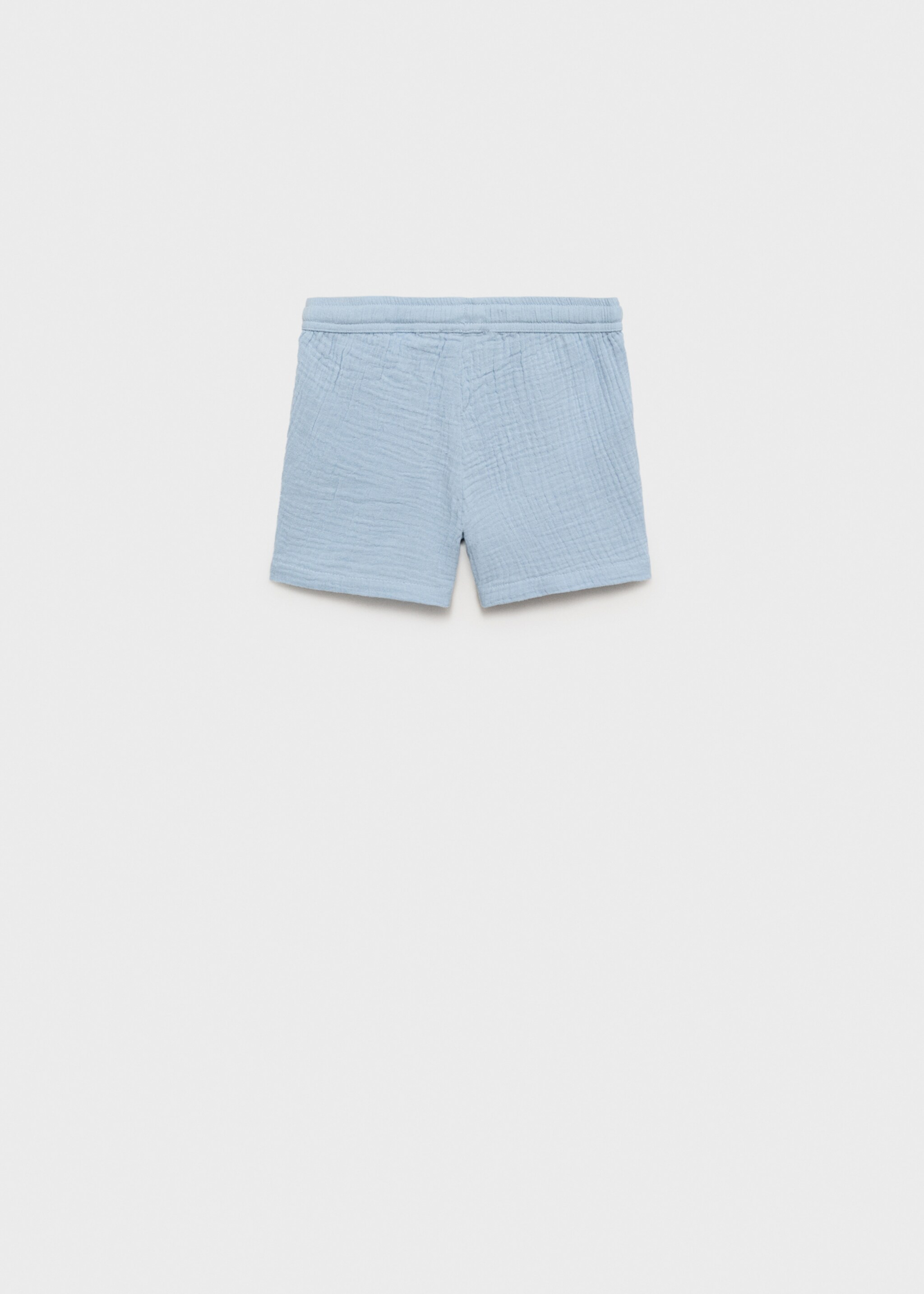 Cotton Bermuda shorts - Reverse of the article, Blue. Ref: 87085939-00.
