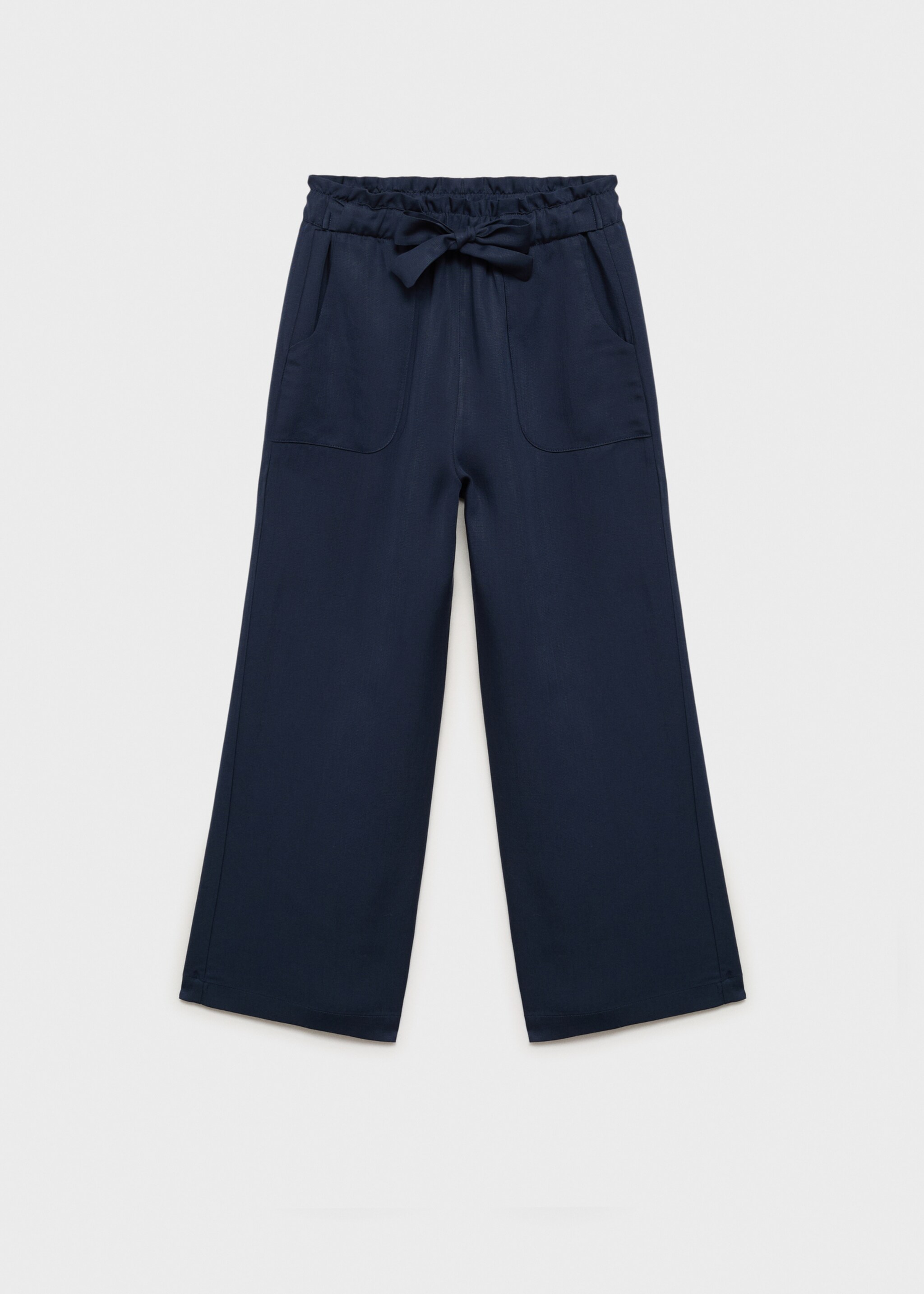 Pantalón cinturón lazo - Artículo sin modelo, Azul marino oscuro. Ref: 87085942-00.