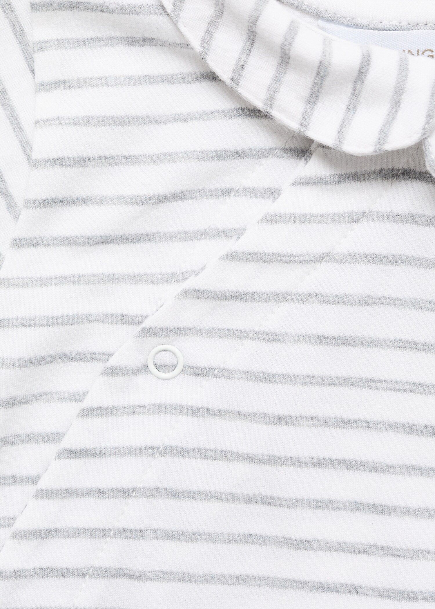 Striped bodysuit pyjamas - Details of the article 8