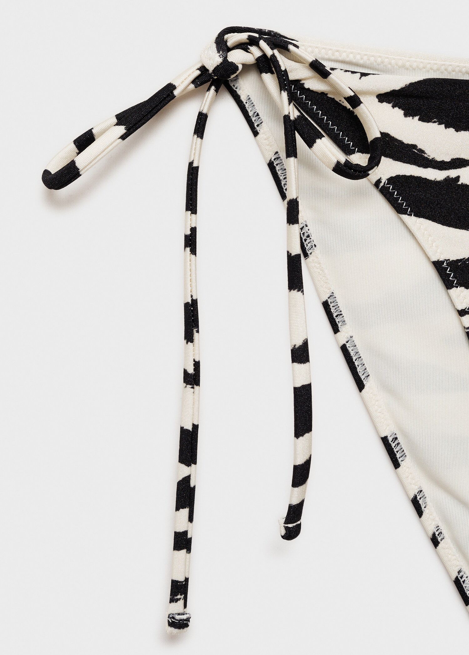 Zebra tie bikini bottom - Details of the article 8