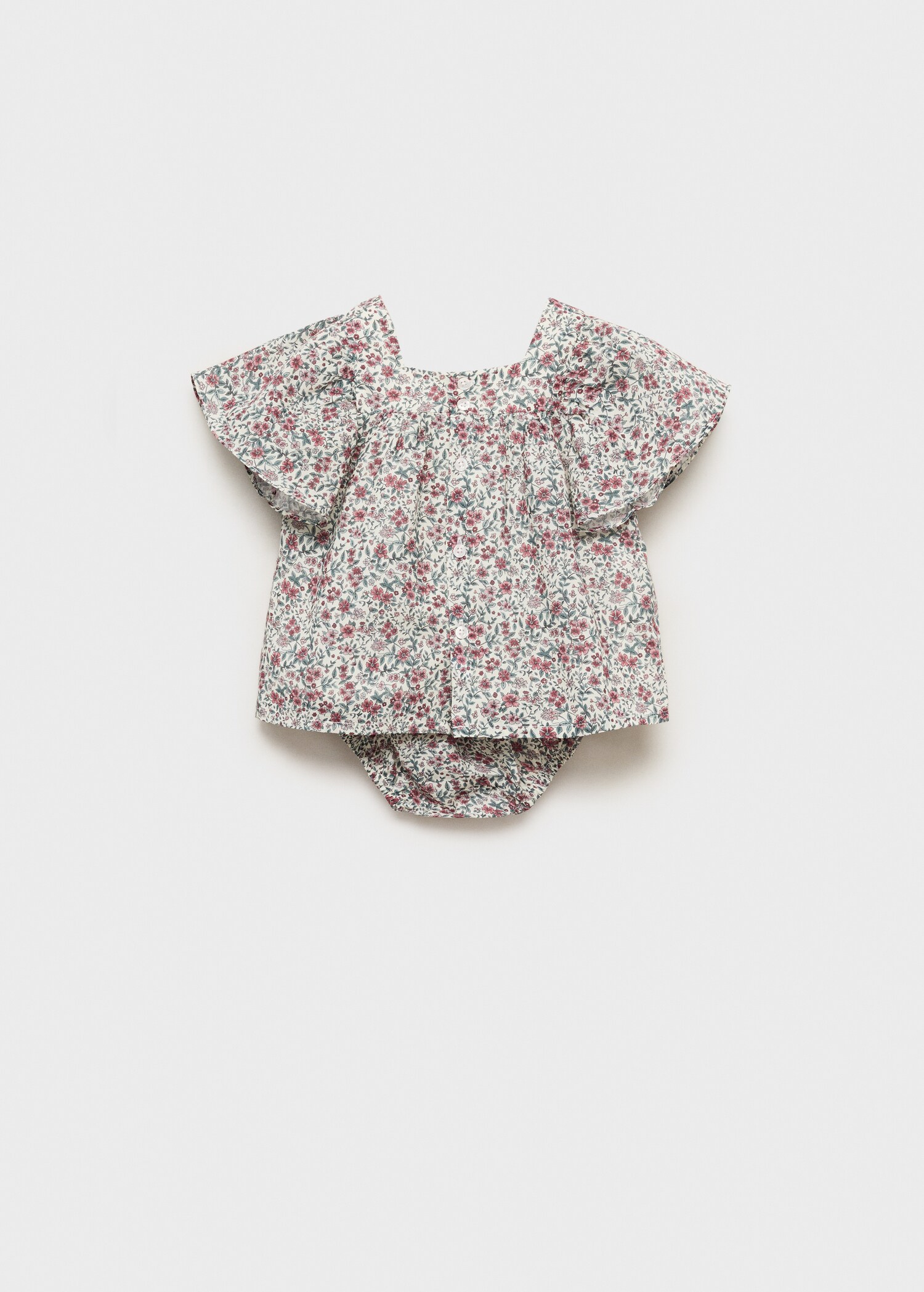 Printed dress and nappy cover - Reverse of the article