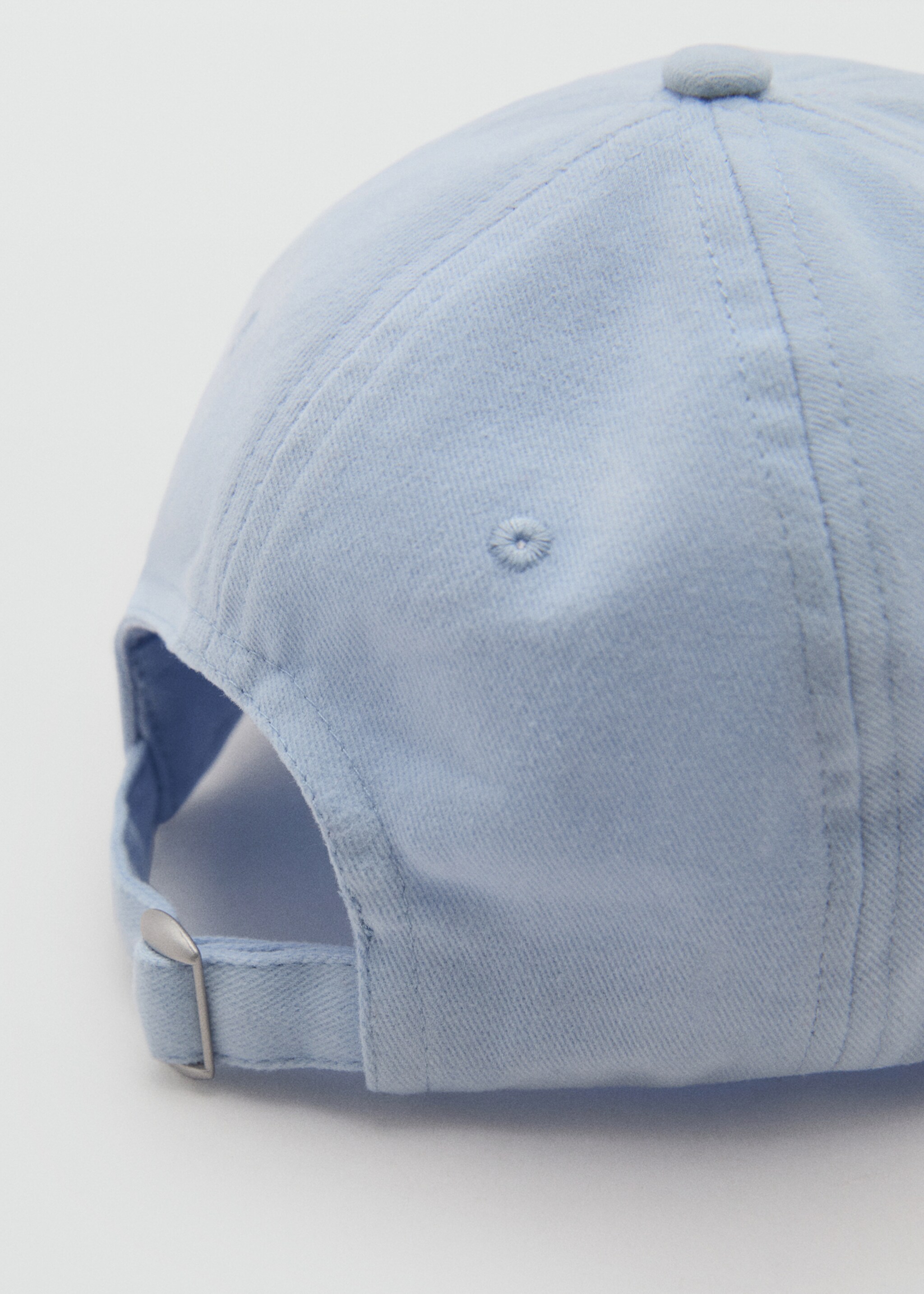 Καπέλο βαμβάκι - Λεπτομέρεια του προϊόντος 1, Γαλάζιο. Ref: 87085971-00.