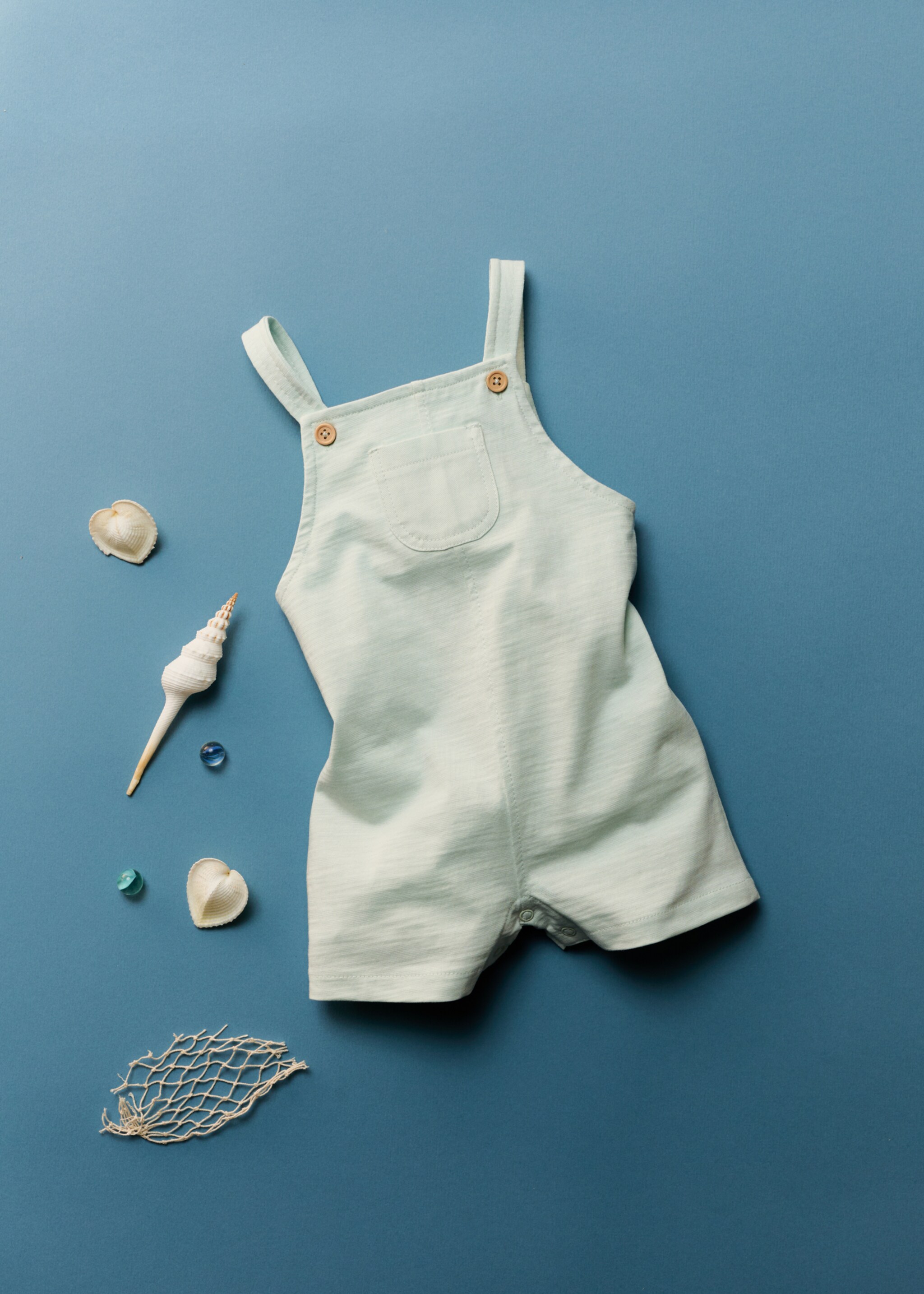 Peto corto algodón - Detalle del artículo 5, Verde. Ref: 87085972-00.