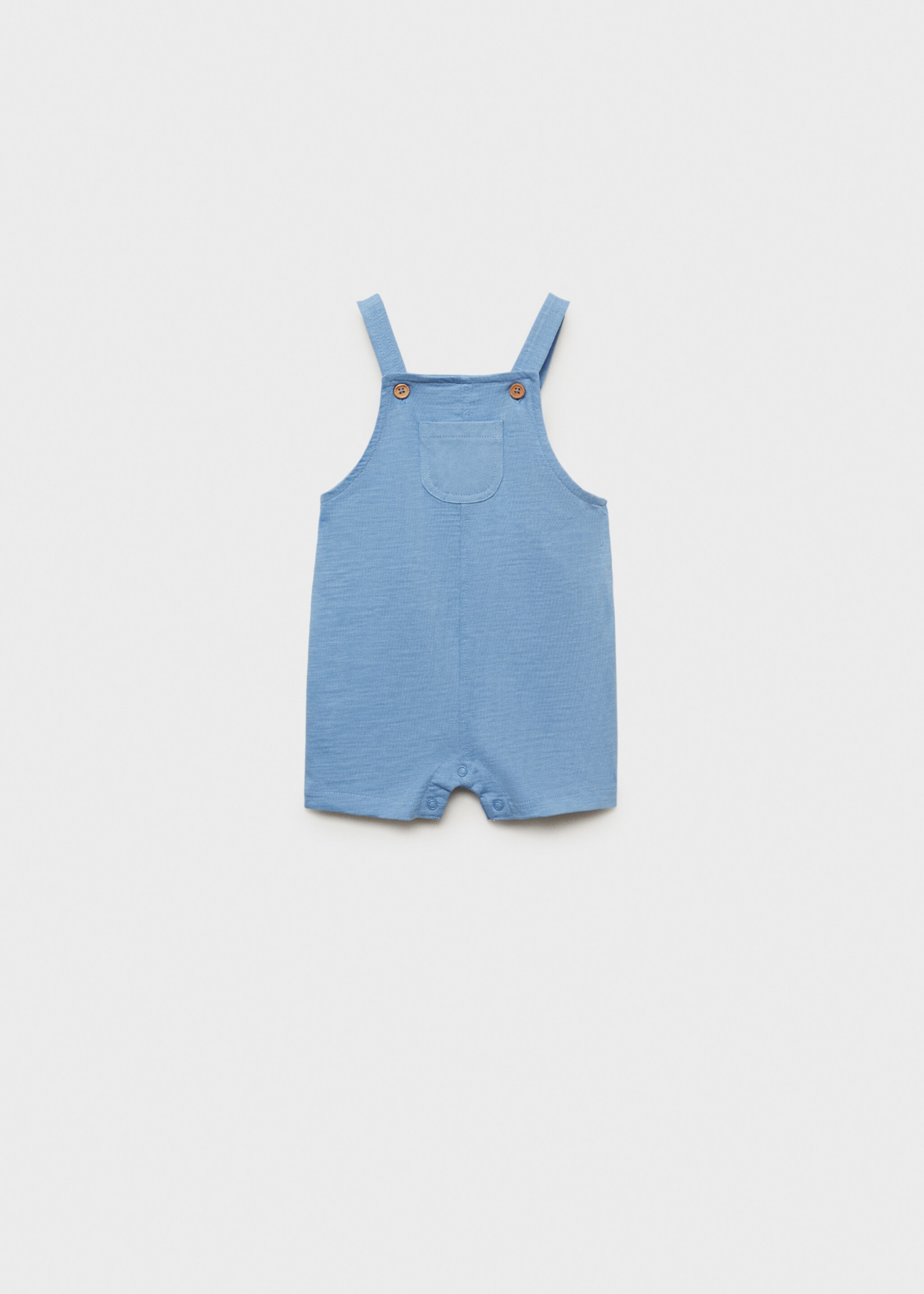 Short cotton dungarees - Article without model, Blue. Ref: 87085972-00.