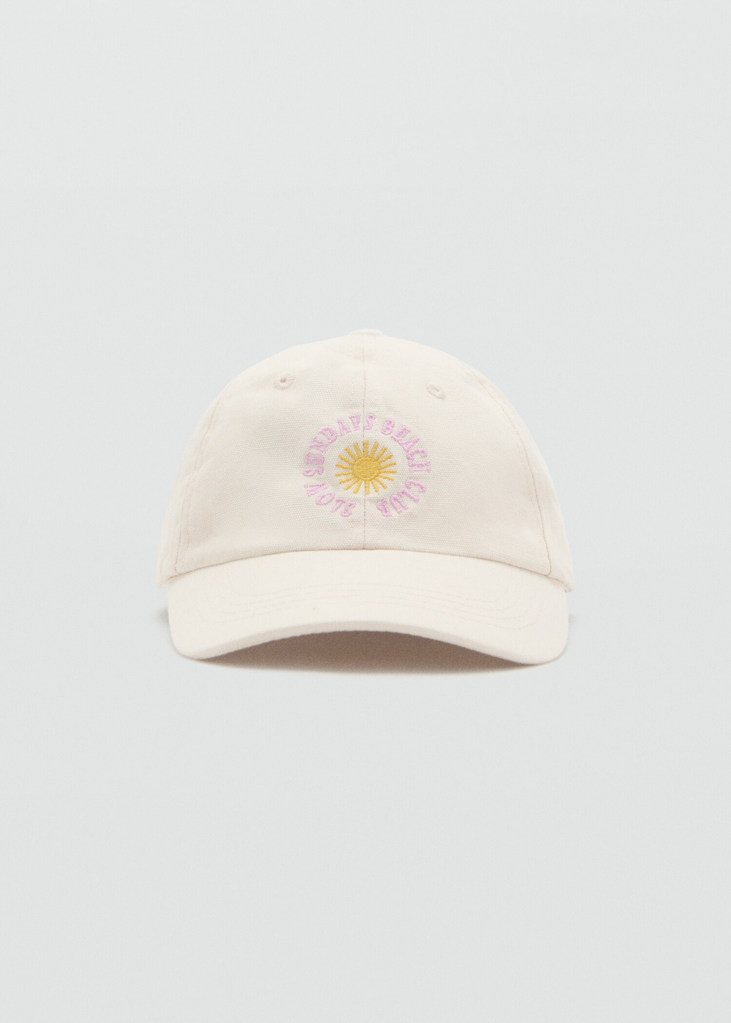 Katoenen pet met zonneklep - Middenvlak