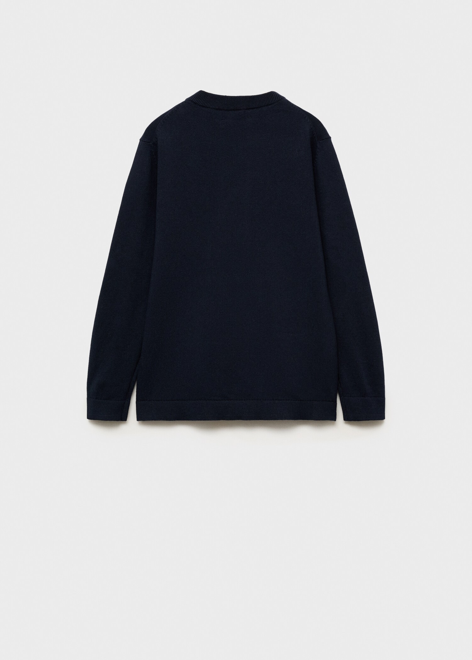 Flecked cotton-blend sweater - Reverse of the article