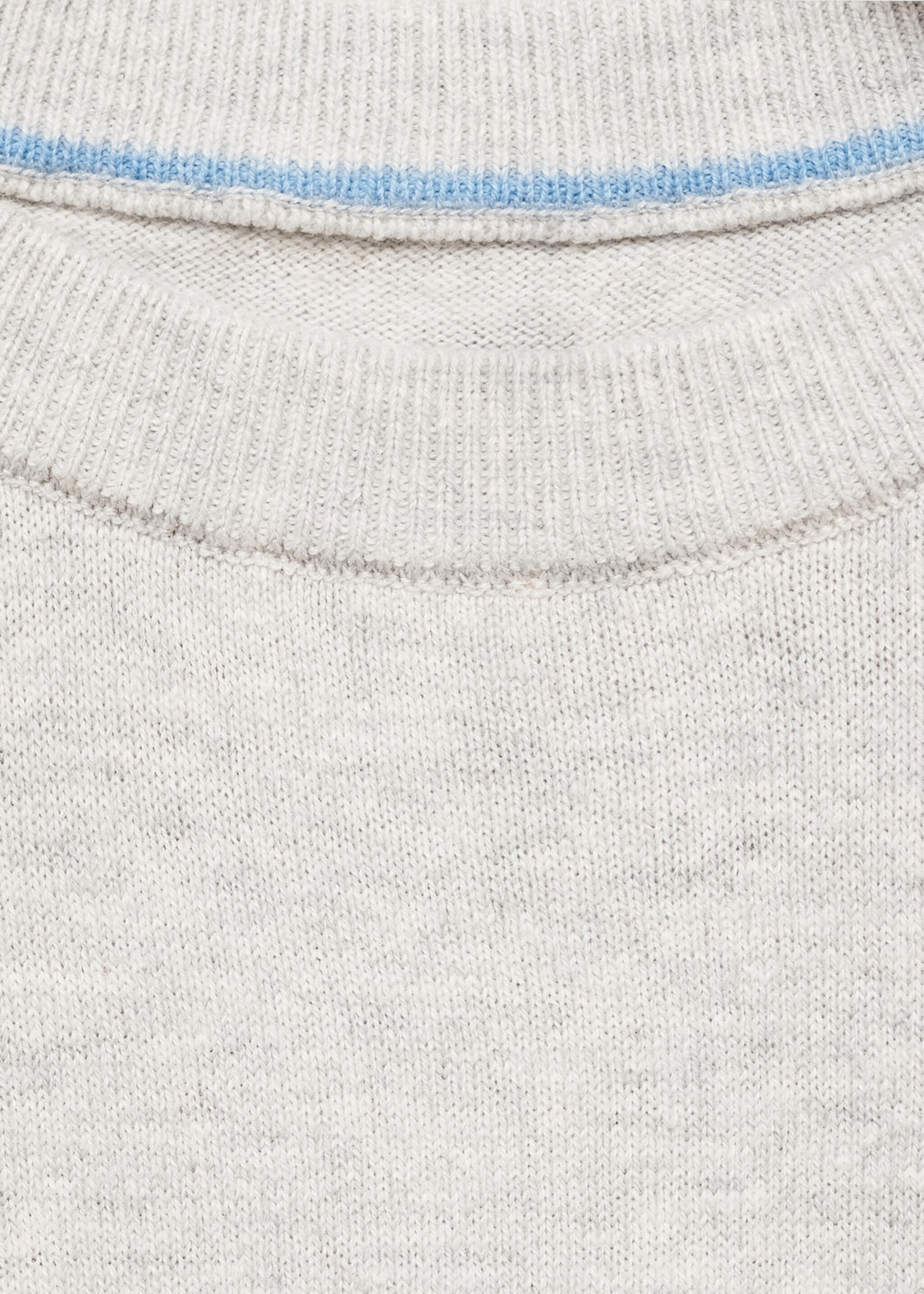 Pull-over jaspé coton - Détail de l'article 0, Gris chiné moyen. Ref: 87085979-00.