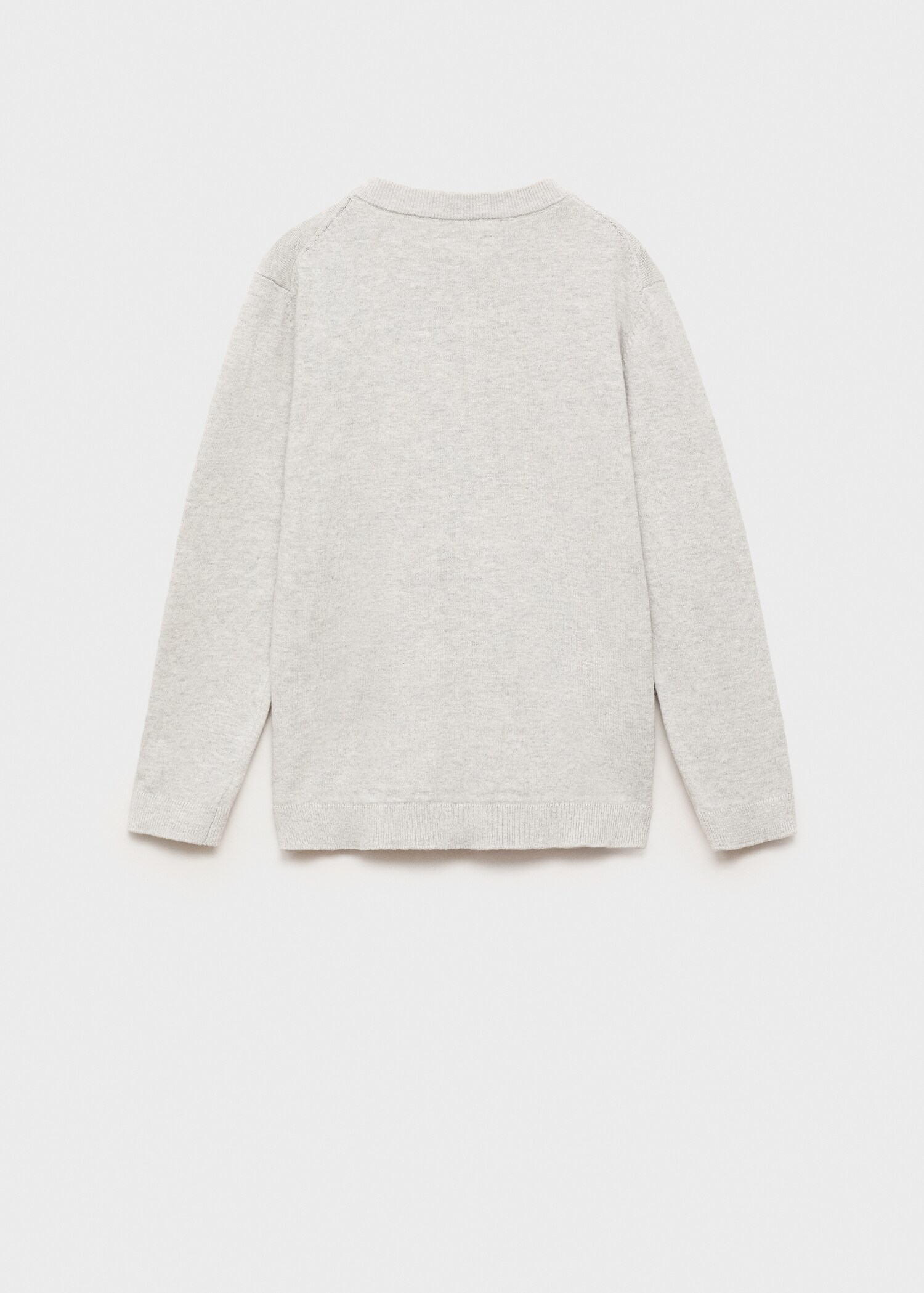 Flecked cotton-blend sweater - Reverse of the article