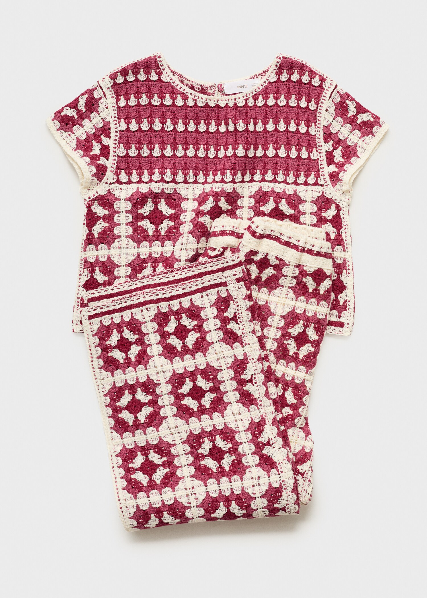 Straight crochet trousers - Details of the article 8