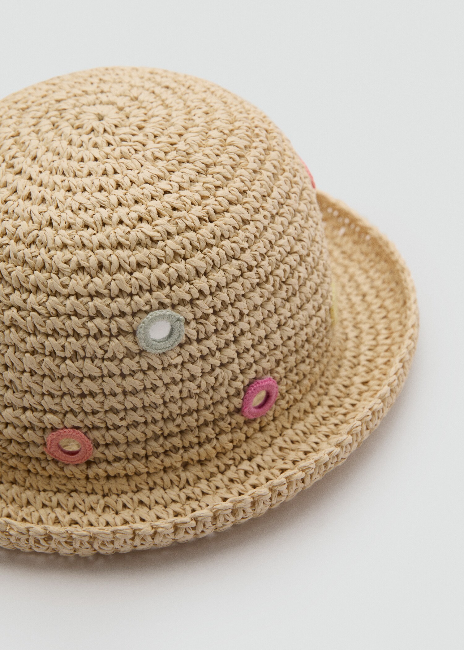 Natural fibre hat - Medium plane