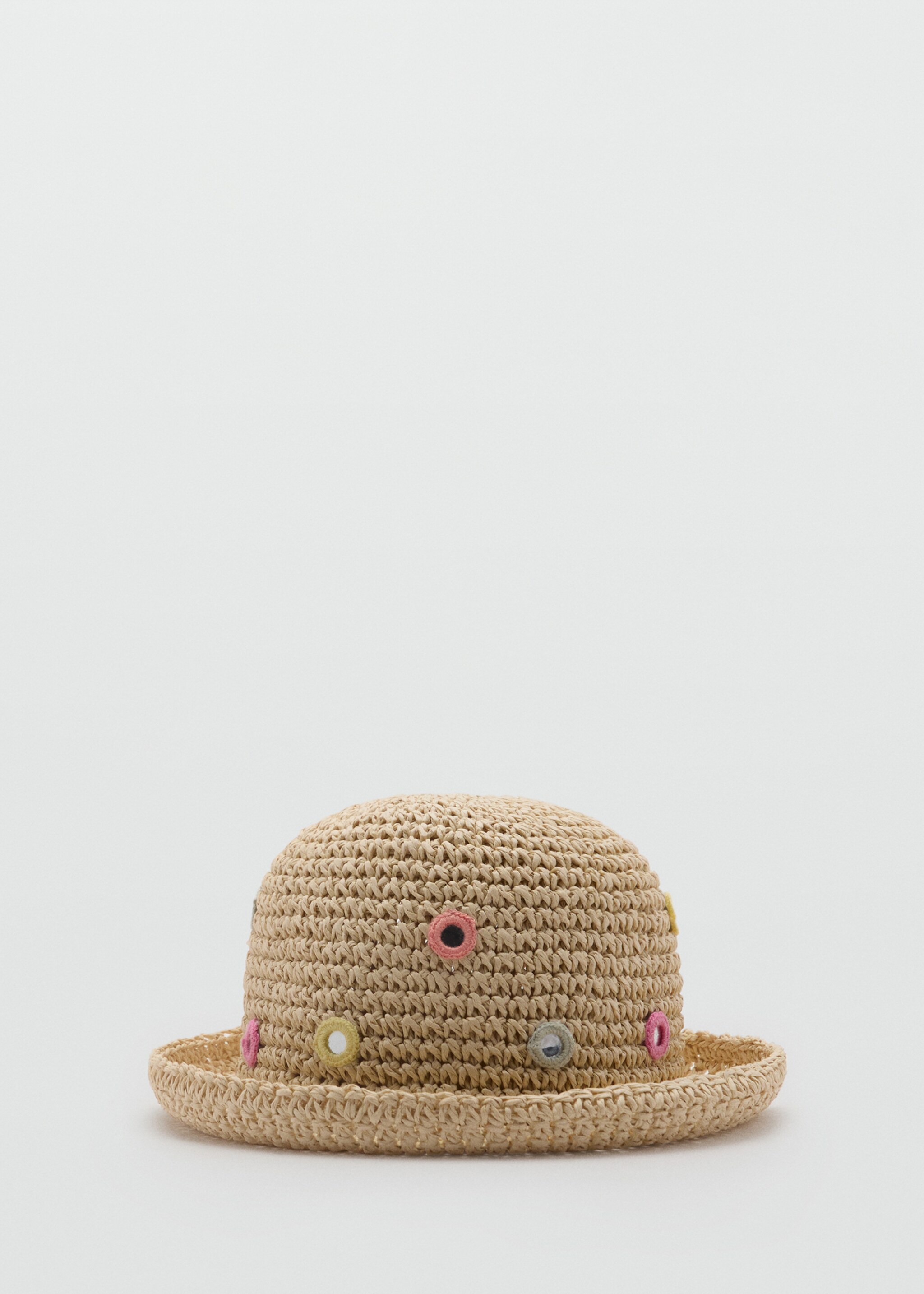 Natural fibre hat - Article without model, Sand. Ref: 87086341-00.