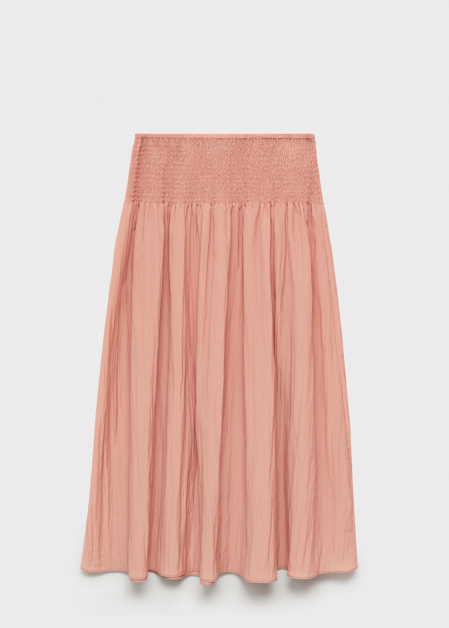 Gathered midi-skirt with panels - Article without model