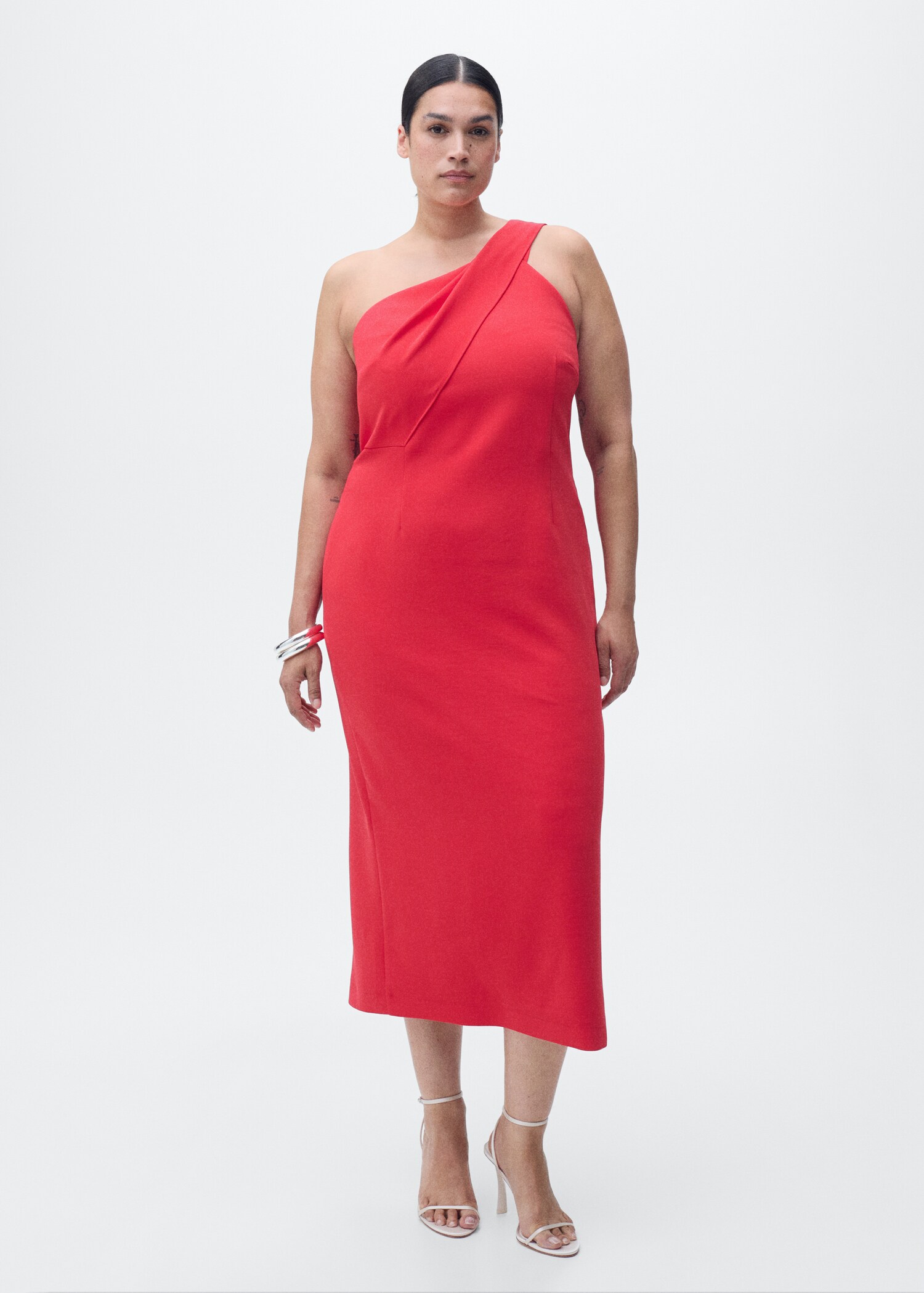 Vestit asimètric coll llaçada - Detall de l'article 3